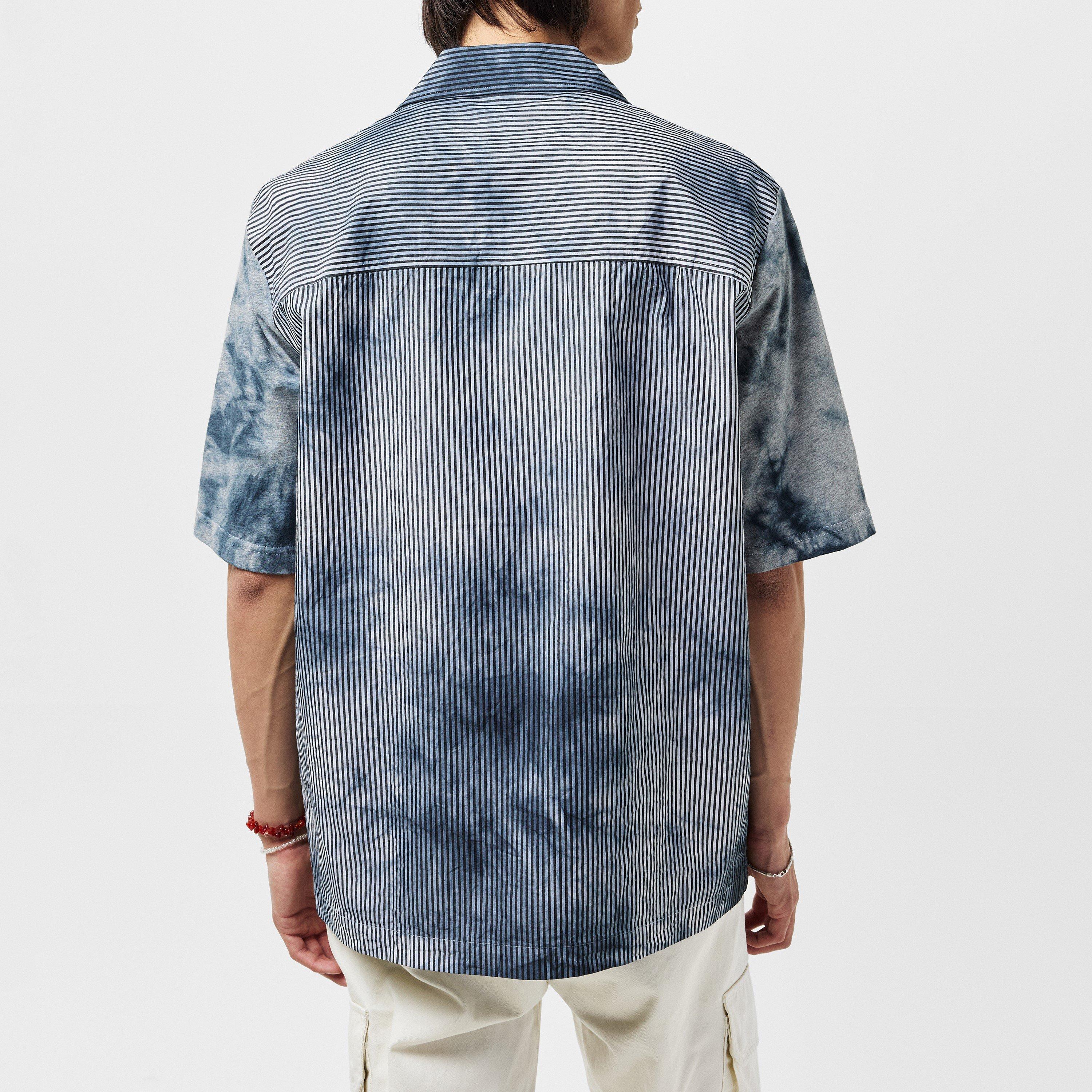 Black Black - Diesel - Men's Long-Sleeve Plain Shirt - 4