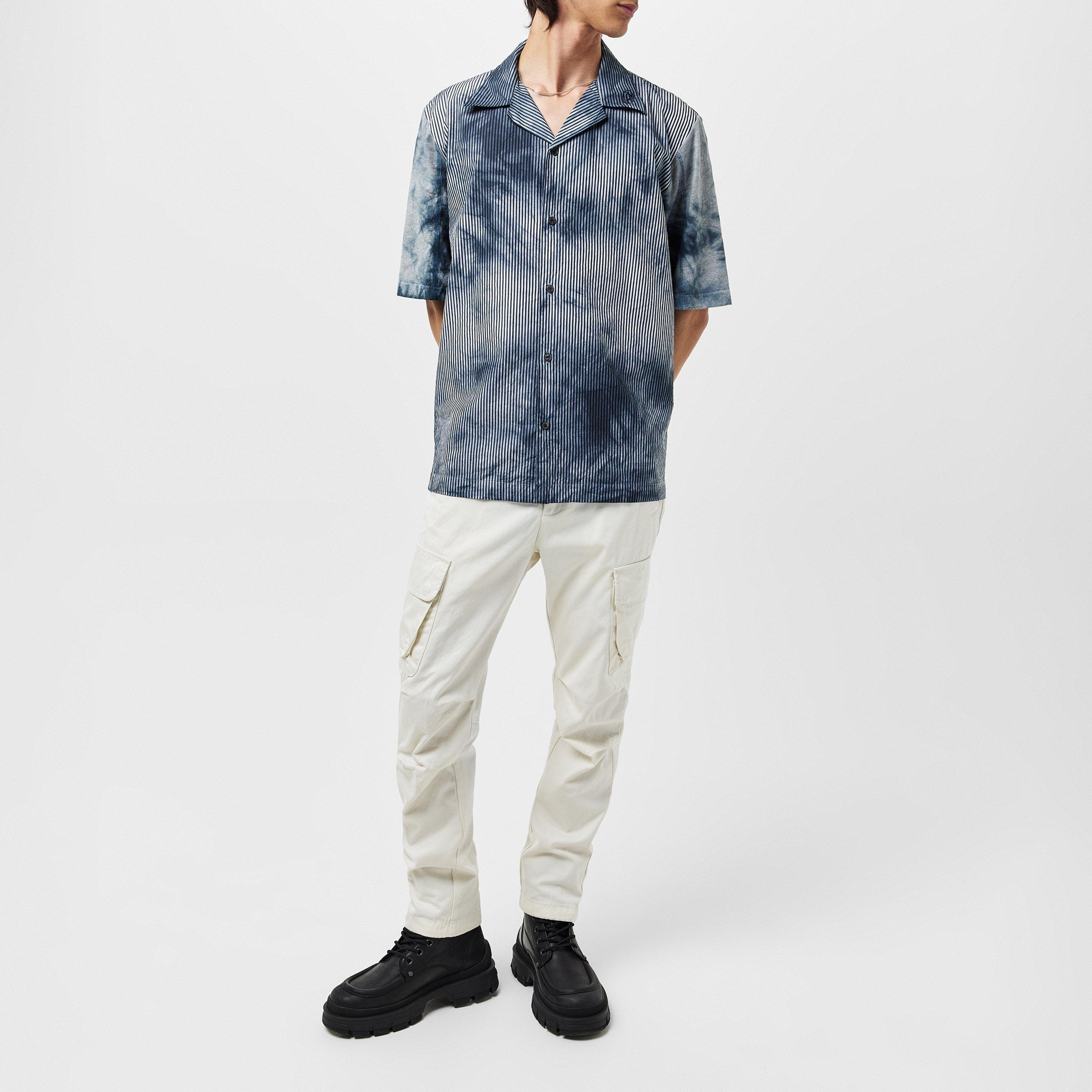 Black Black - Diesel - Men's Long-Sleeve Plain Shirt - 6