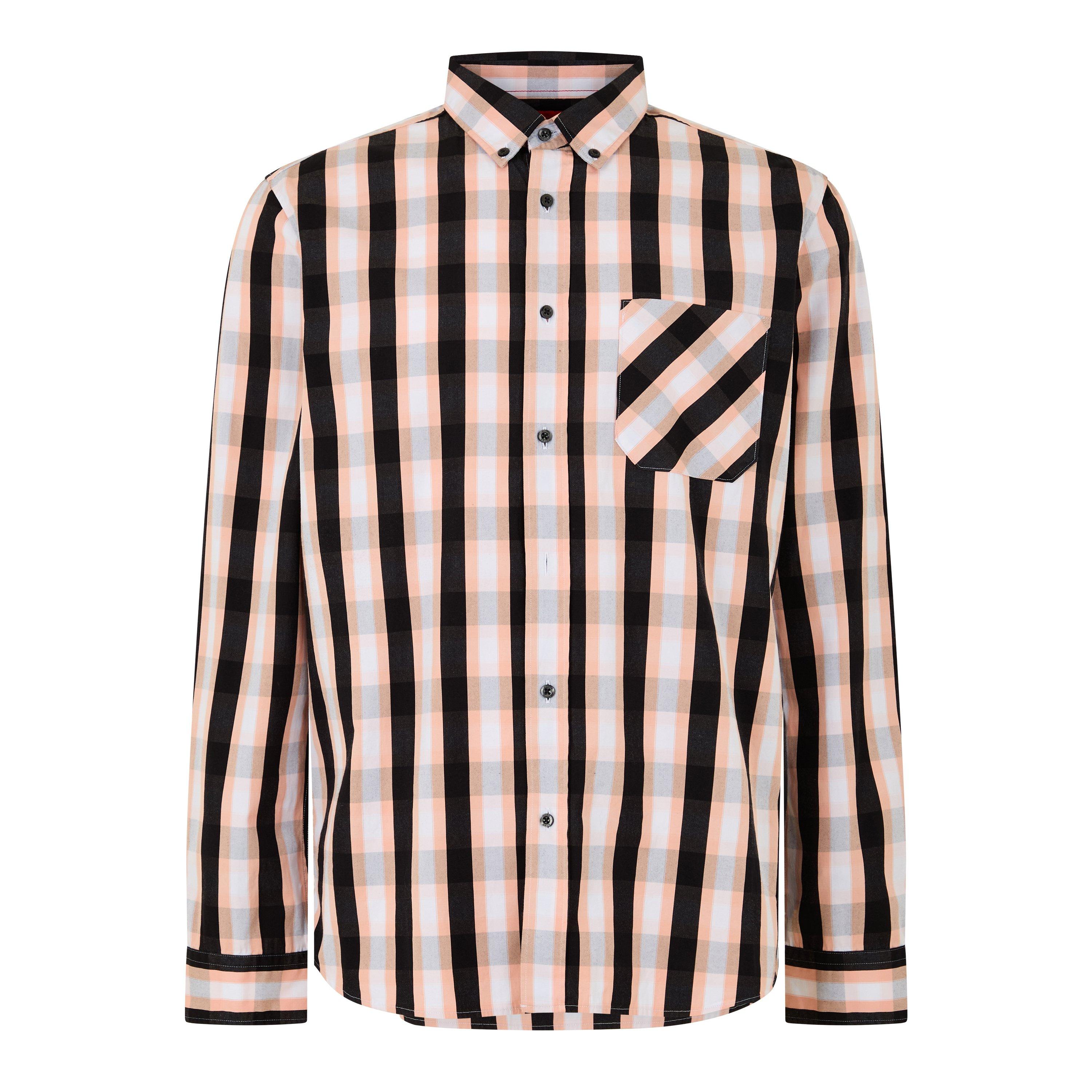 Hugo Men's Ermann 10250339 01 Oxford Shirt - Pastel Red - M