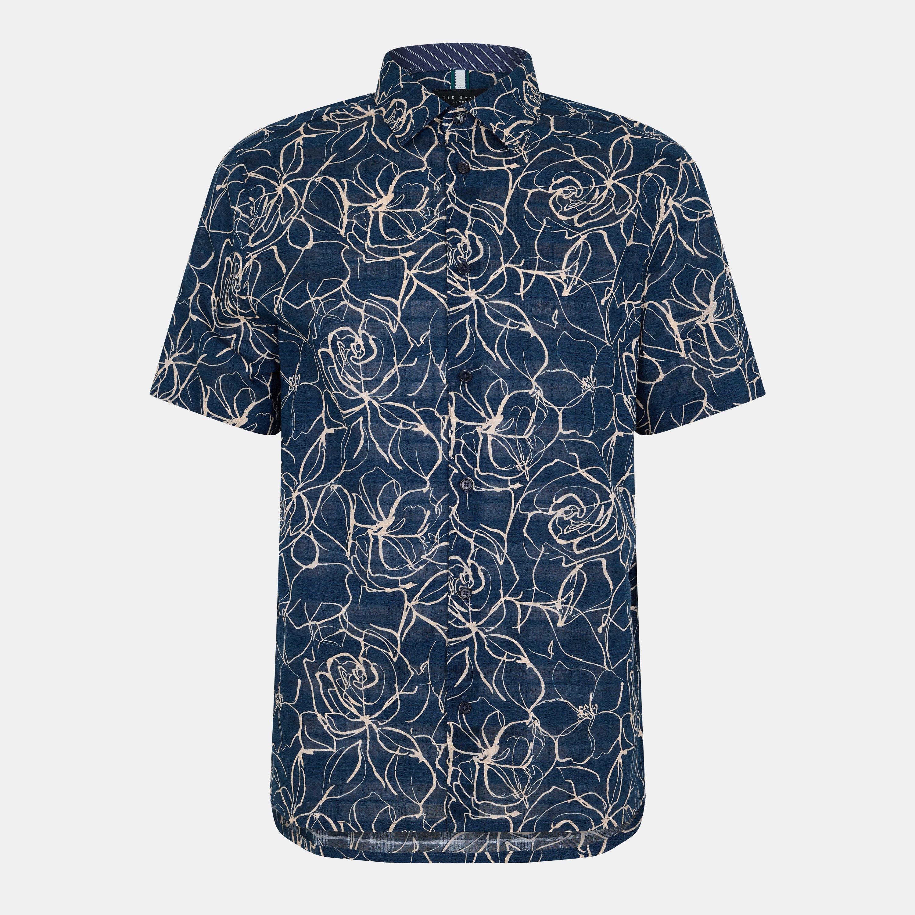 Ted Baker Floral Short-Sleeve Shirt