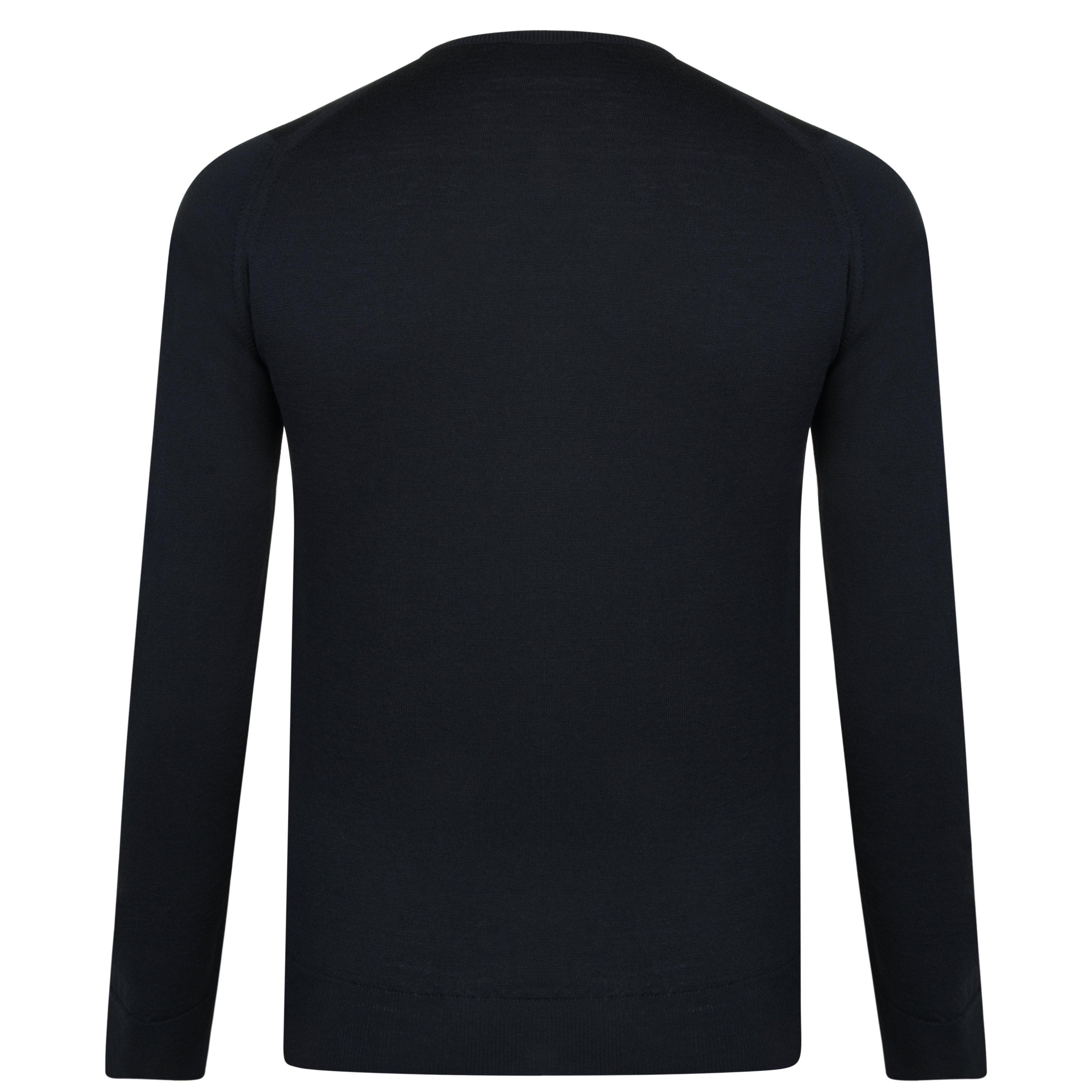 Black - John Smedley - Lundy Wool Knit Jumper - 6