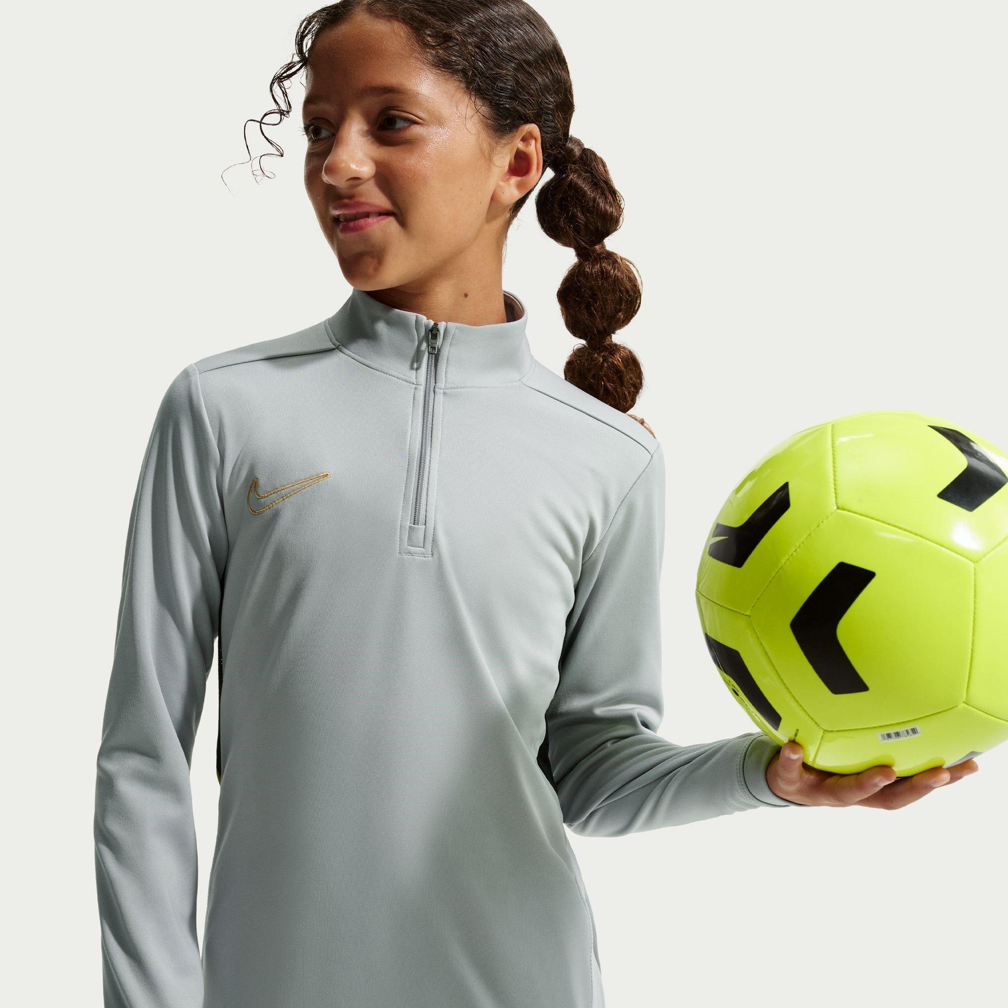 Nike  Kids Academy Drill Top Juniors - Grey/Gold - 7-8 (S)