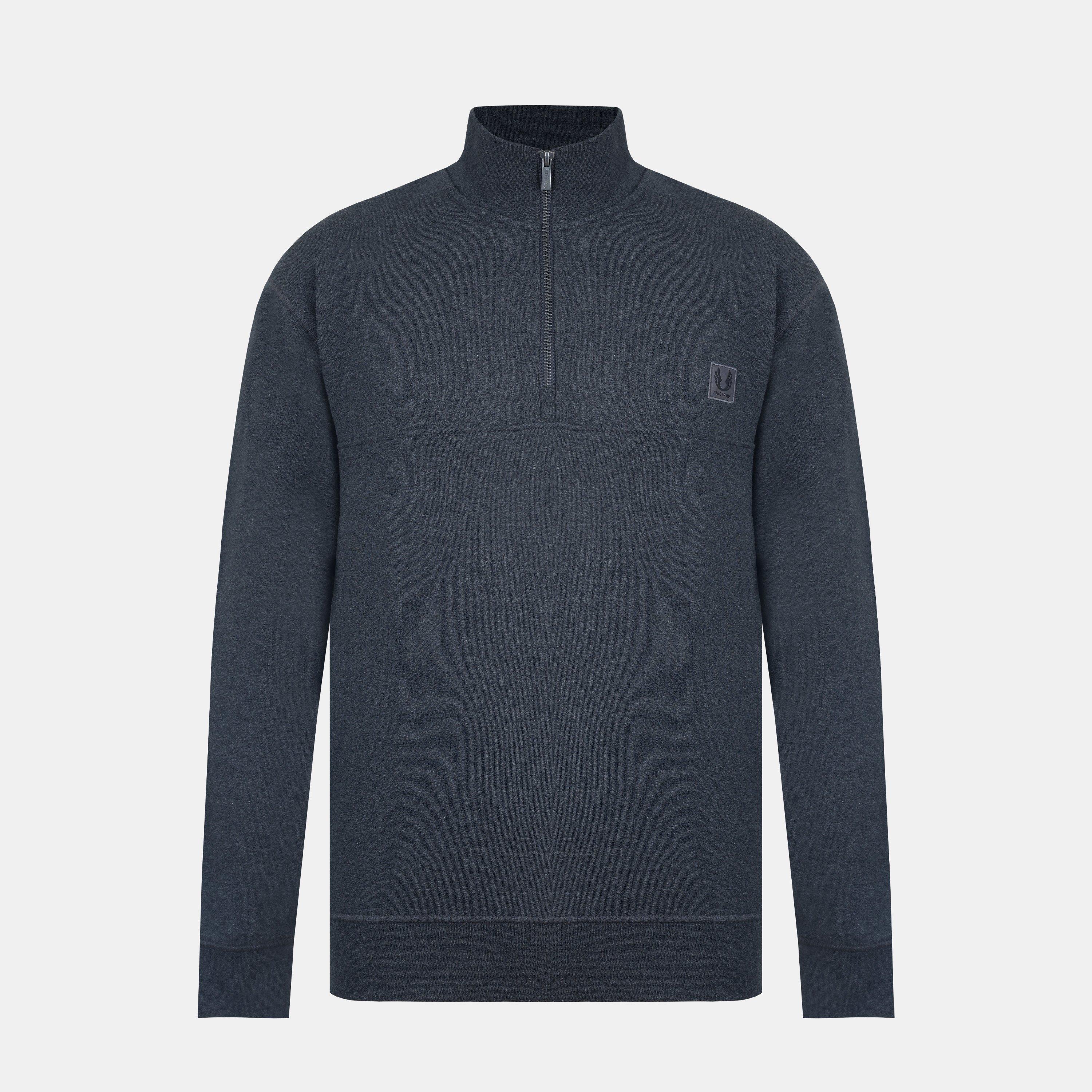 Holzkohle Melange - Firetrap - Men's 1/4 Zip Fleece - 1