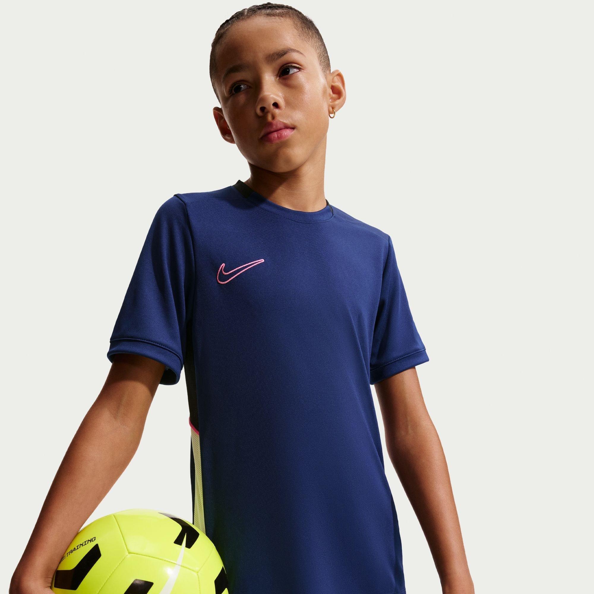 Nike  Kids Academy Top Juniors - Blue/Pink - 9-10 (M)