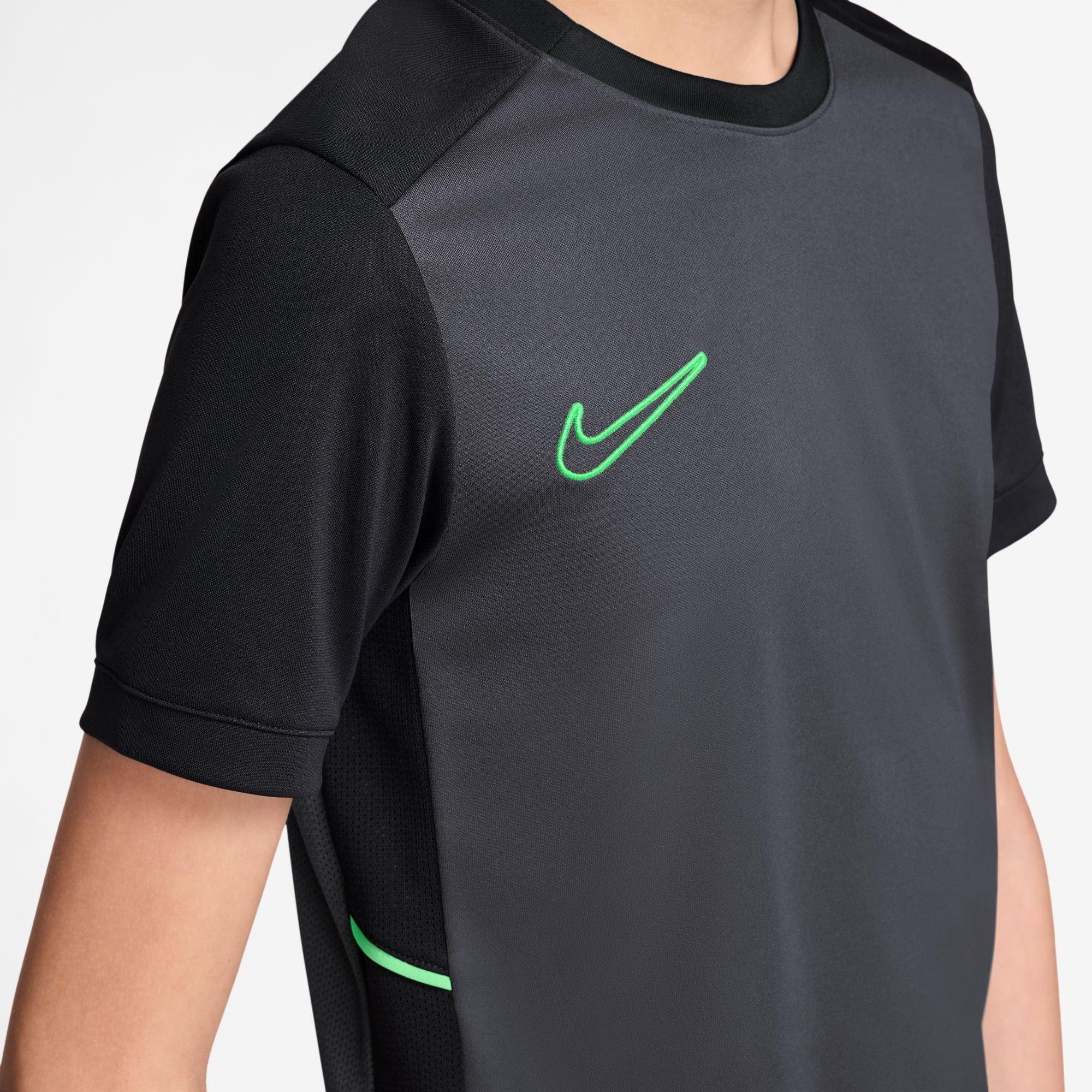 Grey/Blk/Grn - Nike - Academy Top Juniors - 6