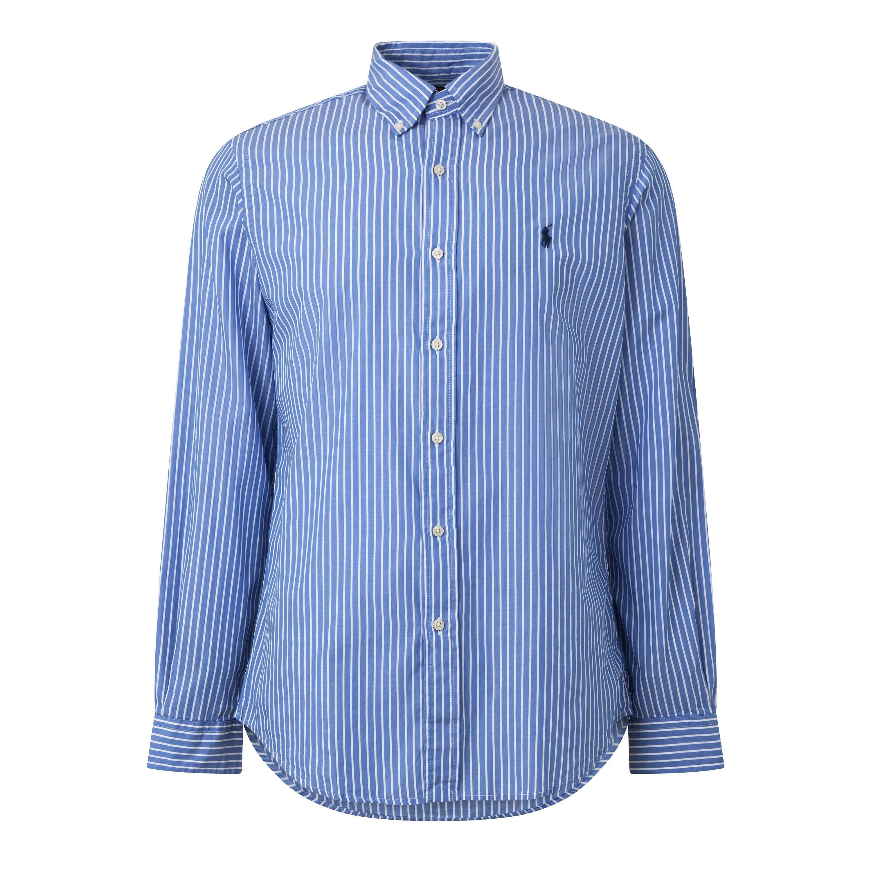Med Blue Wht - Polo Ralph Lauren - Polo Strp Broadcloth Sn99 - 1