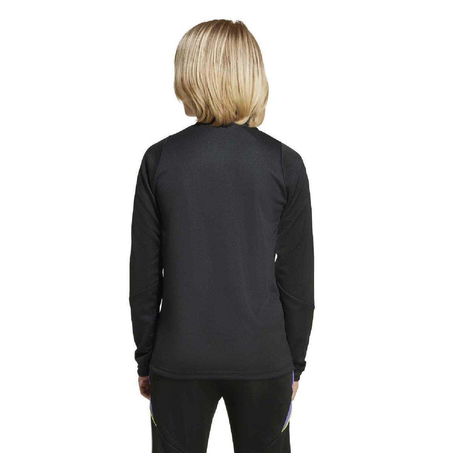 zwart - adidas - Kids' Tiro 24 Quarter-Zip Long-Sleeve Slim-Fit Tracksuit Top - 3