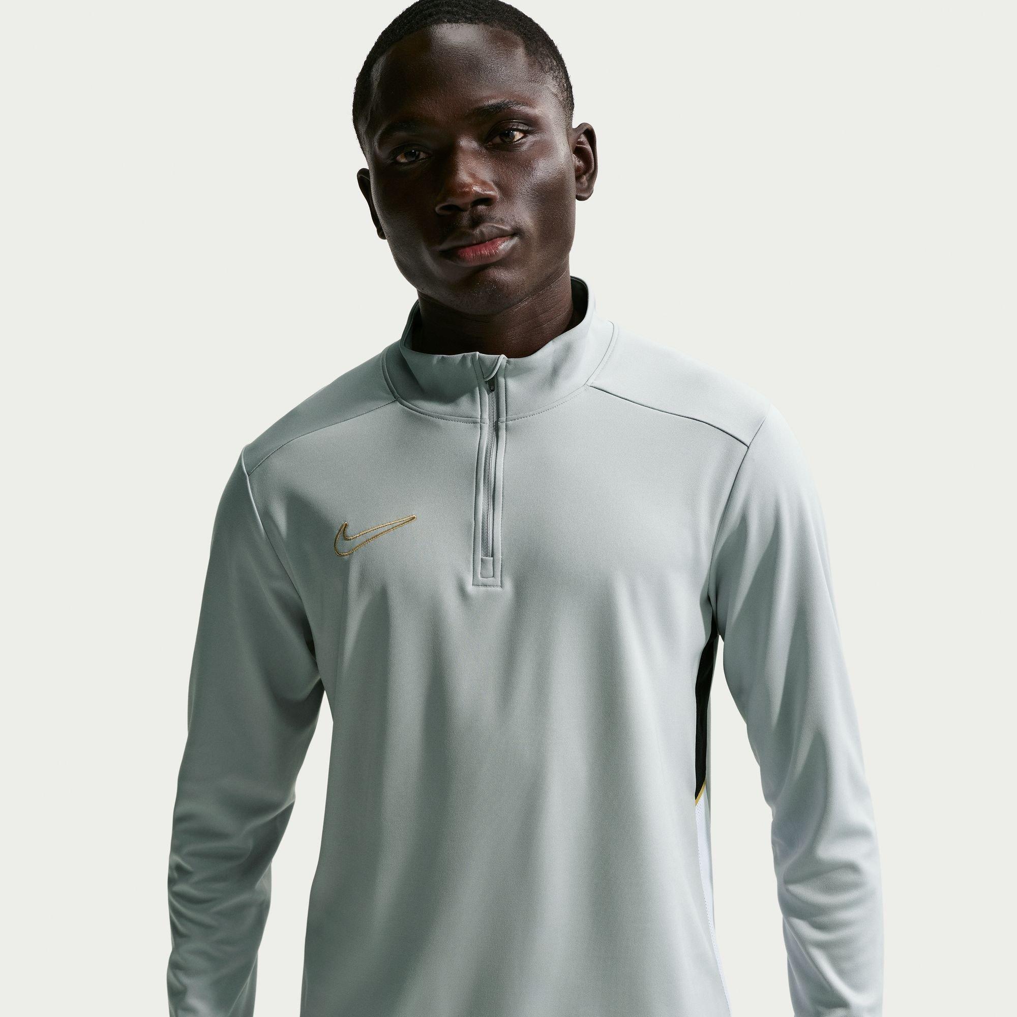Nike Men's Academy Drill Top - Grey/Gold - S