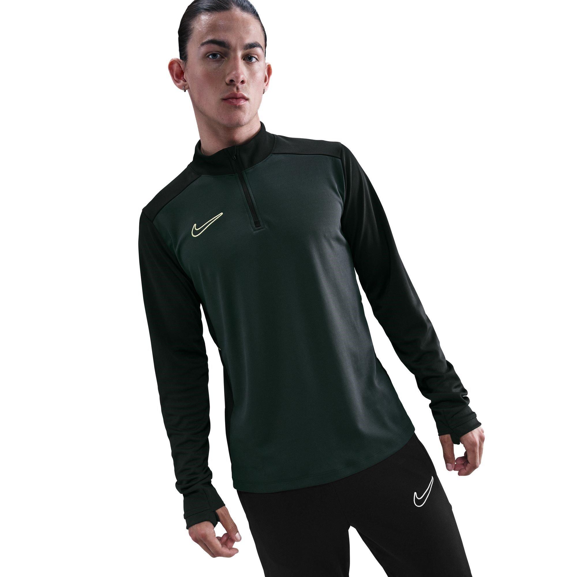 Nike Men's Academy Drill Top - Black/Lime - S