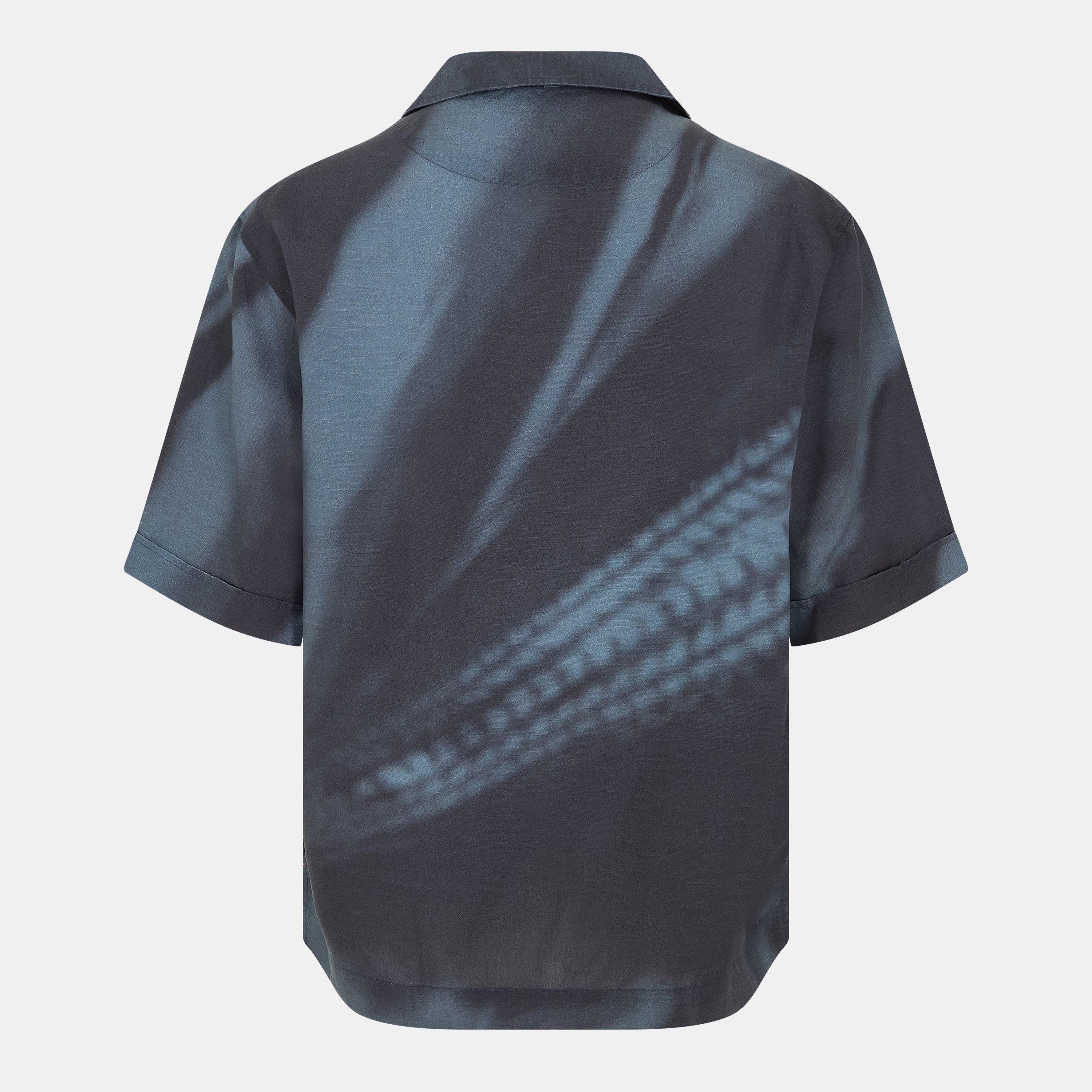 Dark Blue - Boss - Men's Lapisy Short-Sleeve Plain Shirt - 2