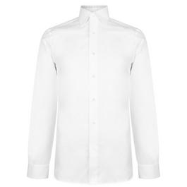 Canali Twill Slim Fit Long Sleeve Shirt