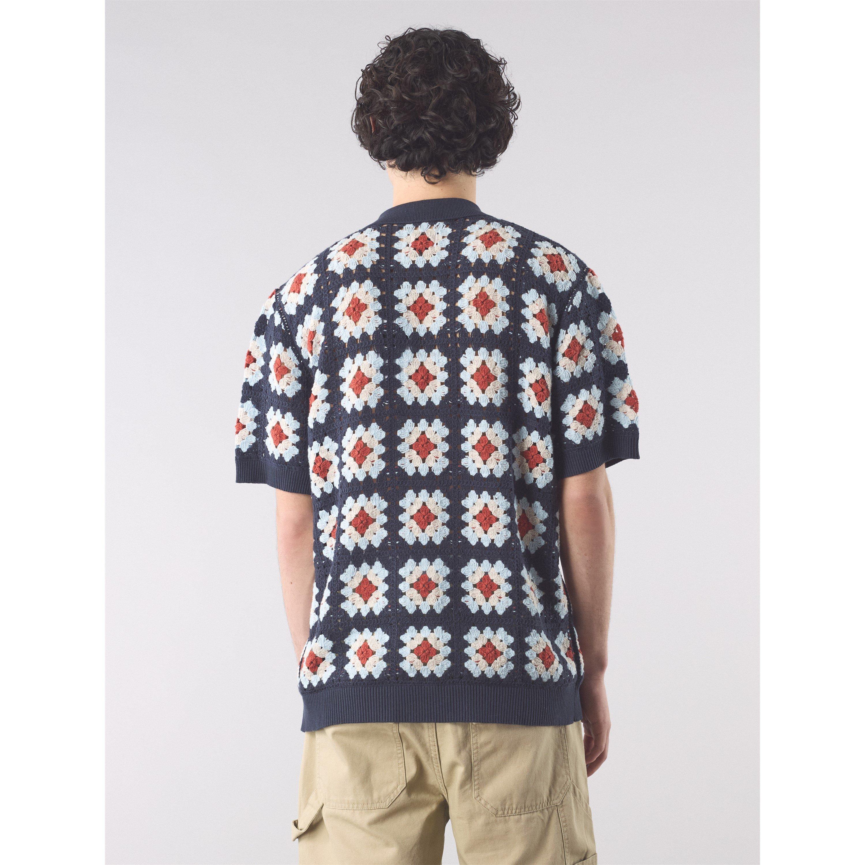 Lyle Q Zip Pulover Sn99 - Pretty Green - Men's Timperley Short-Sleeve Patterned Shirt - 3