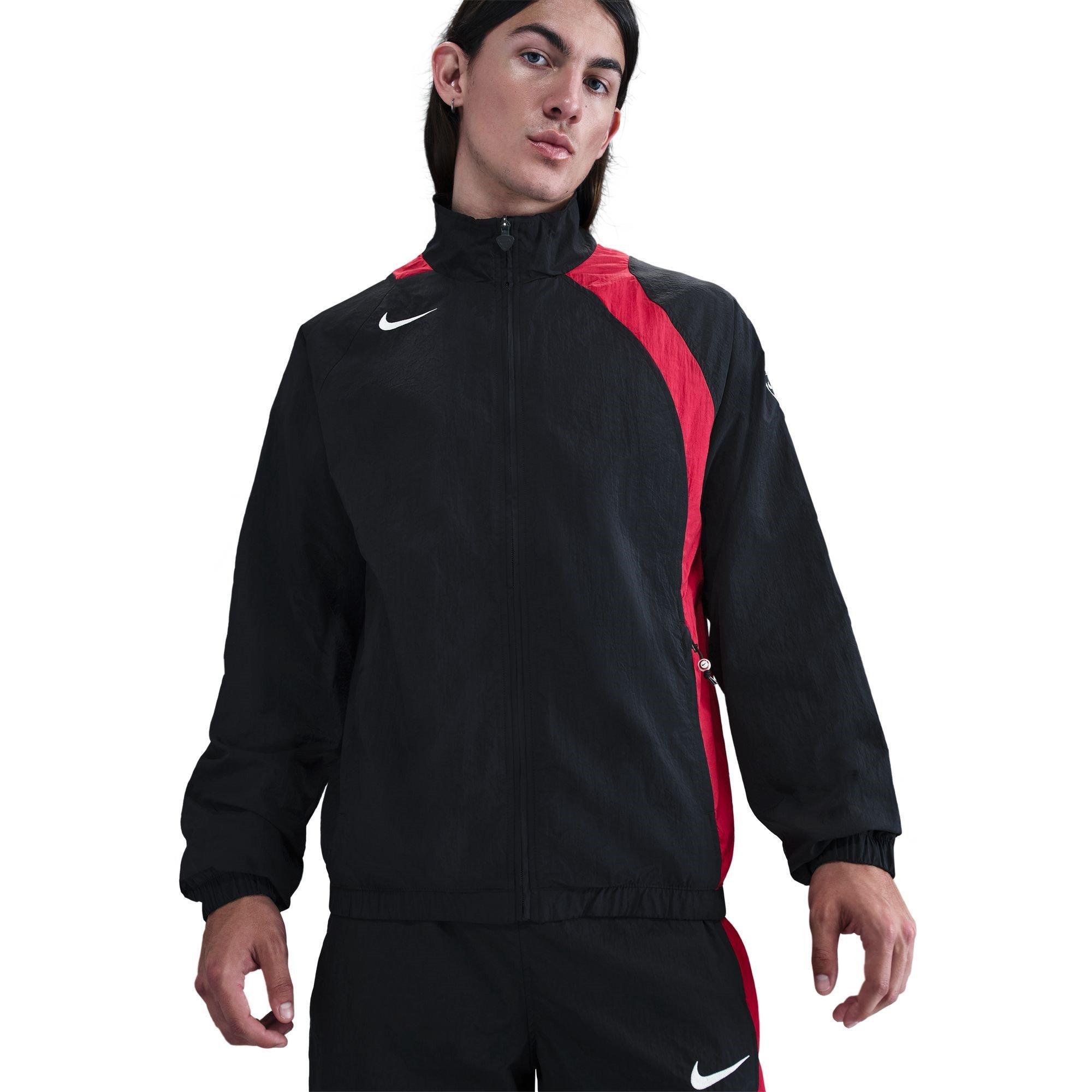 Black/Red - Nike - T90 Tracksuit Jacket Mens - 1