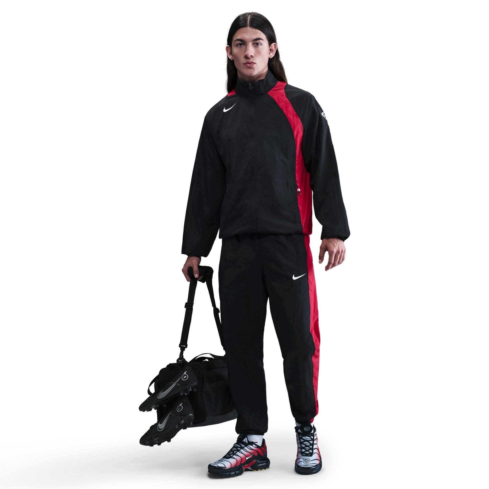 Noir/Rouge - Nike - T90 Tracksuit Jacket Mens - 2