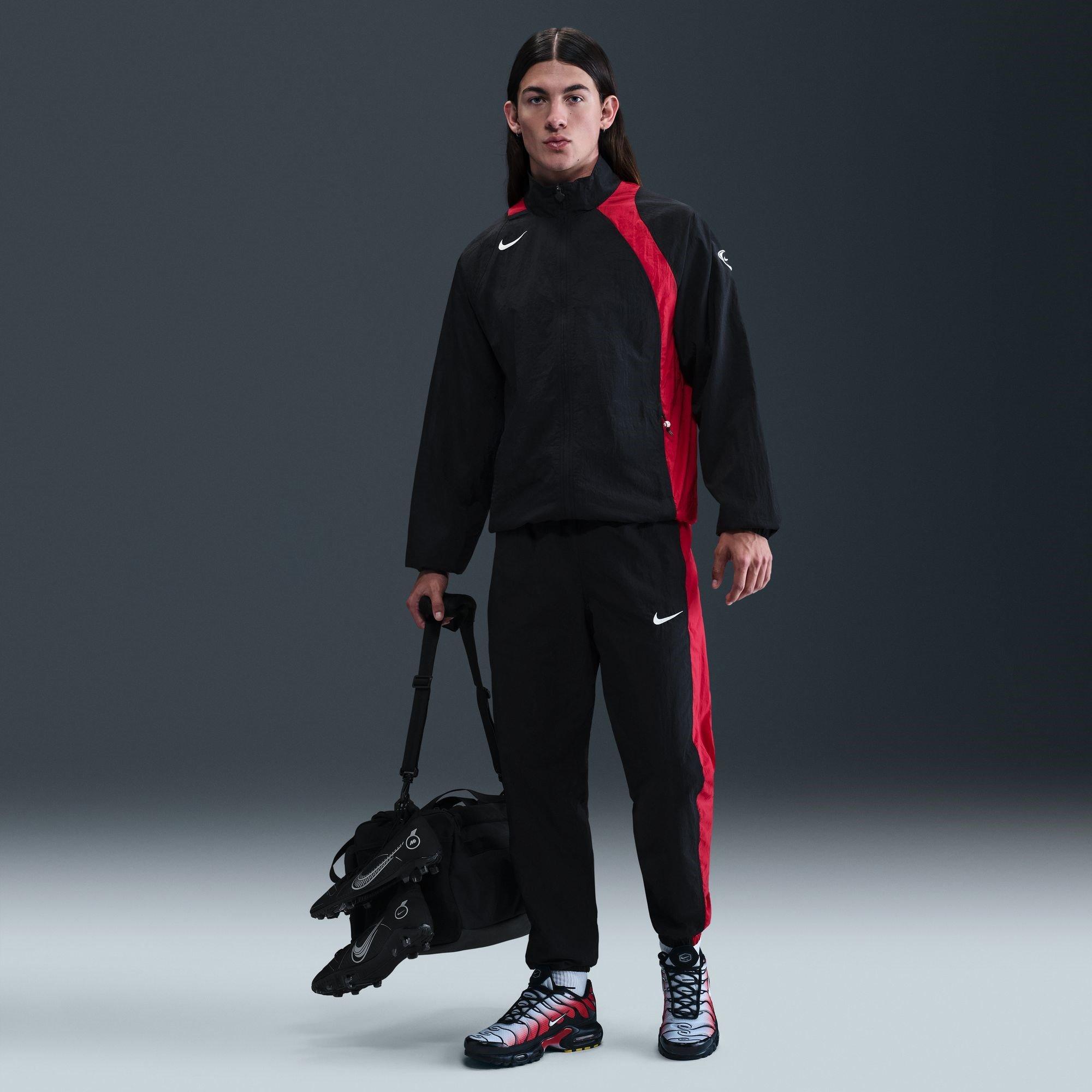 Noir/Rouge - Nike - T90 Tracksuit Jacket Mens - 7