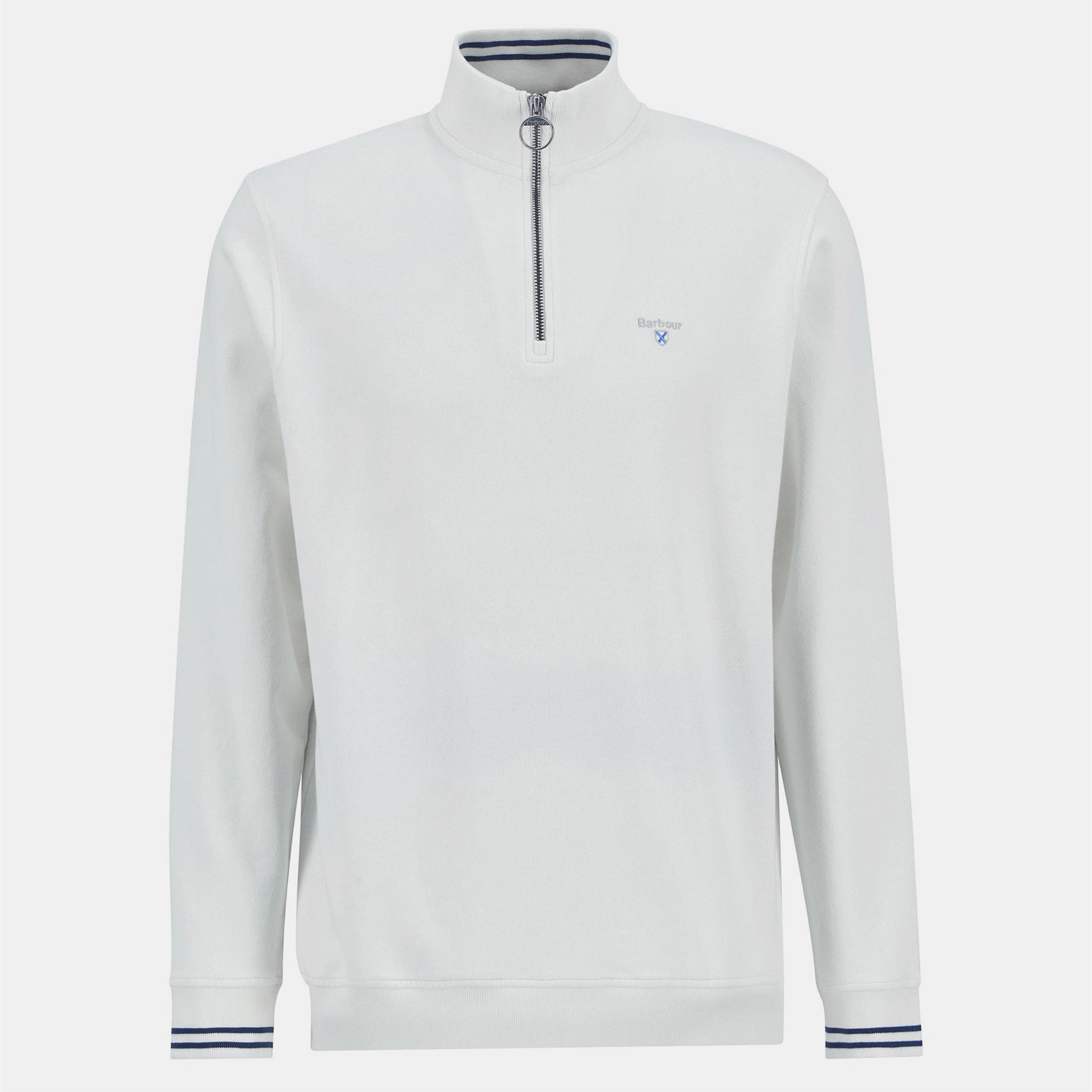 Whspr Whte WH32 - Barbour - Men's quarter Zip Fleece - 1
