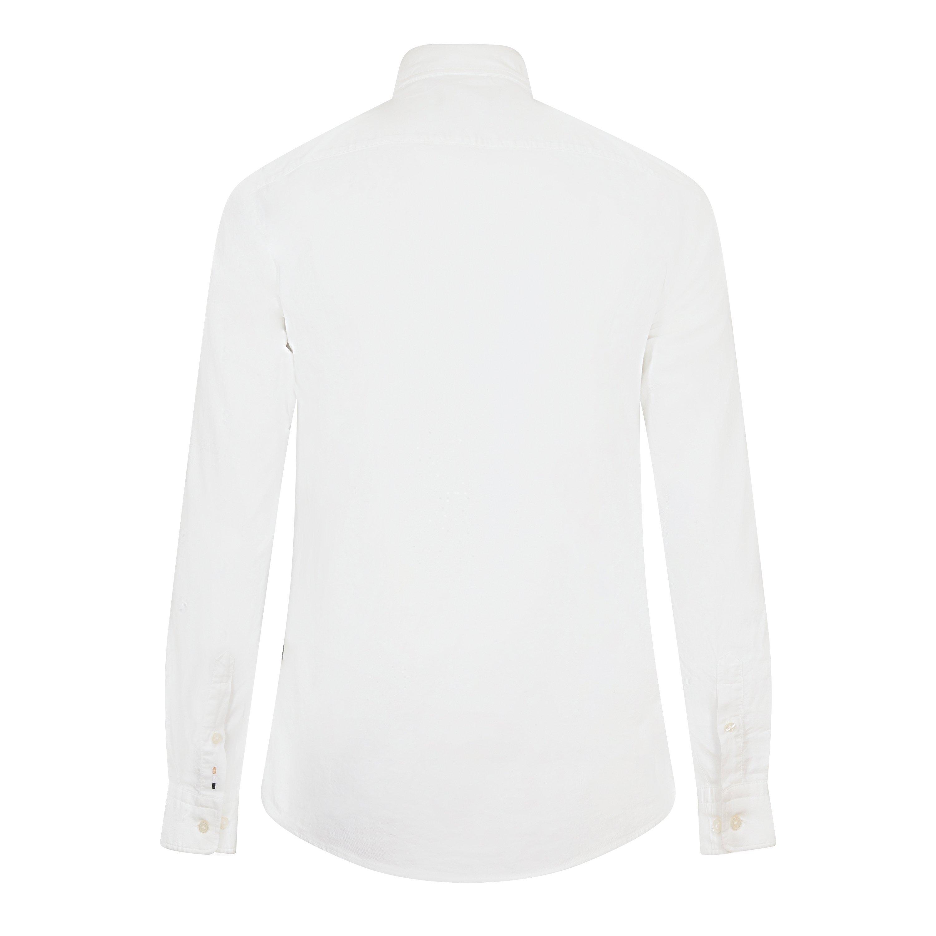 White - Boss - Men's S-ROAN-BD Long Sleeve Oxford Shirt - 2