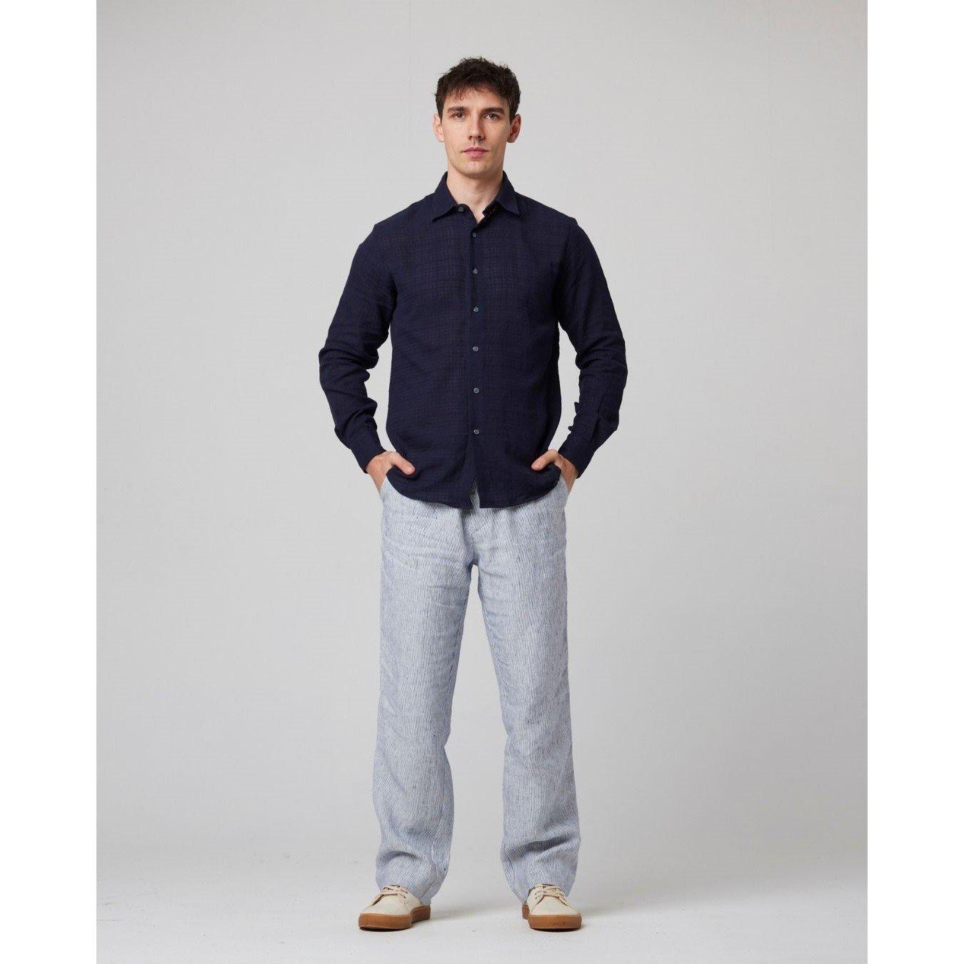 Navy - Peregrine - Perigri Resort Shirt - 5