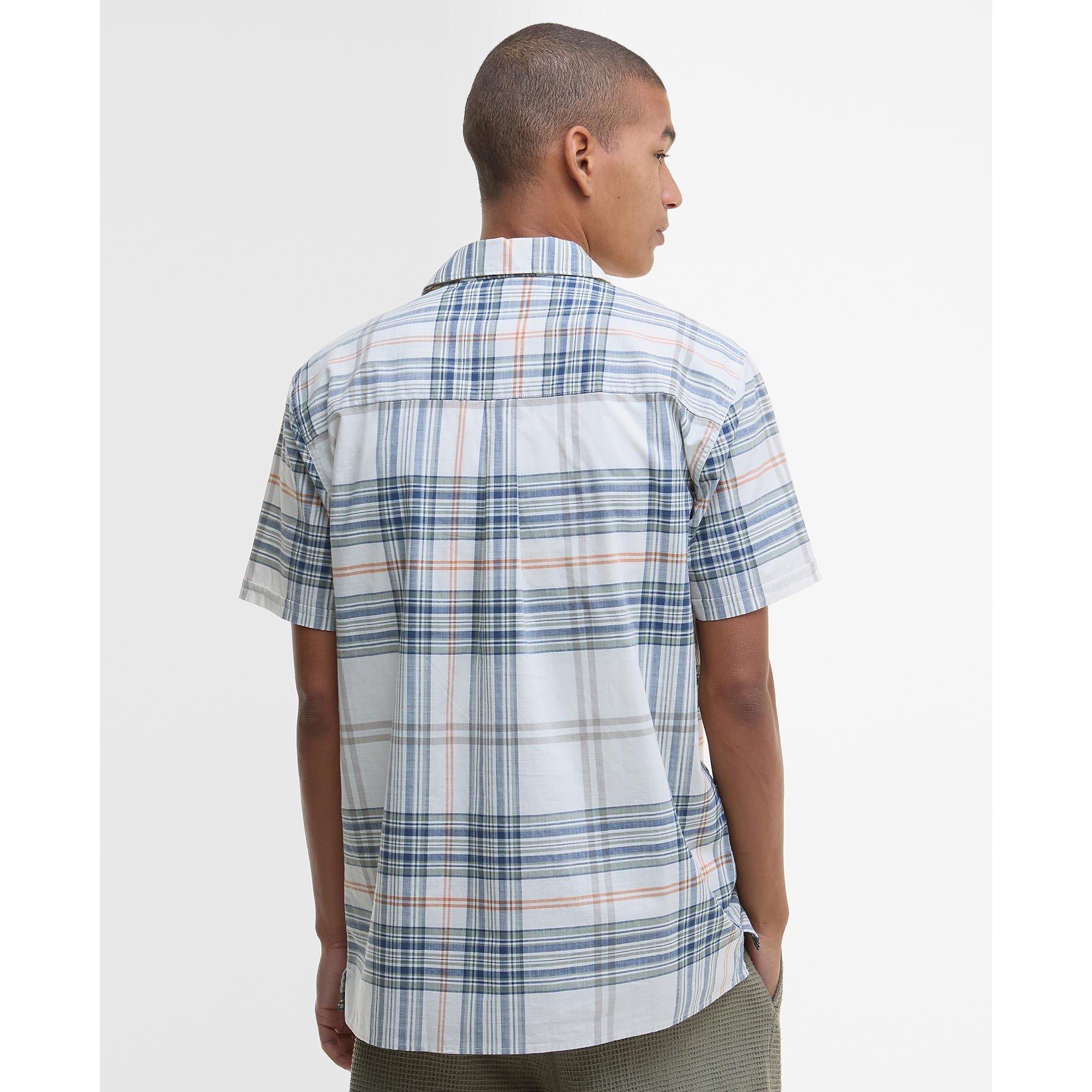 Whspr Whte WH32 - Barbour - Men's Berryfell Short-Sleeve Patterned Shirt - 2