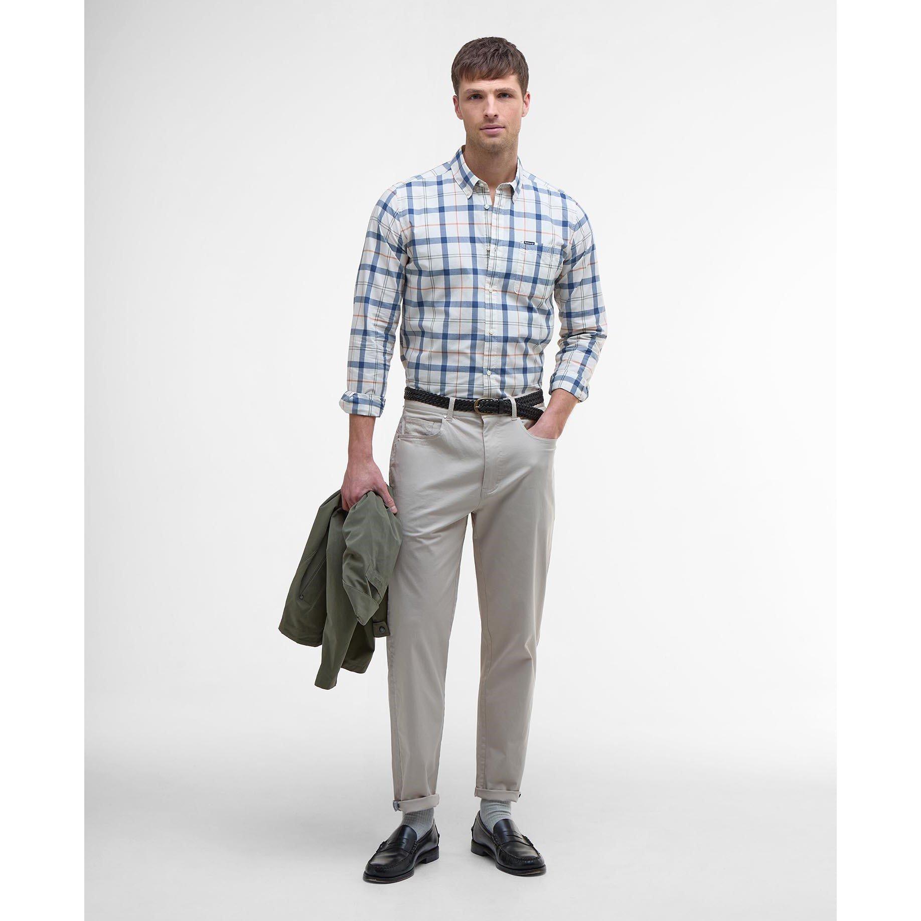 Sea Haze TN98 - Barbour - Men's Rawley Long-Sleeve Patterned Shirt - 5