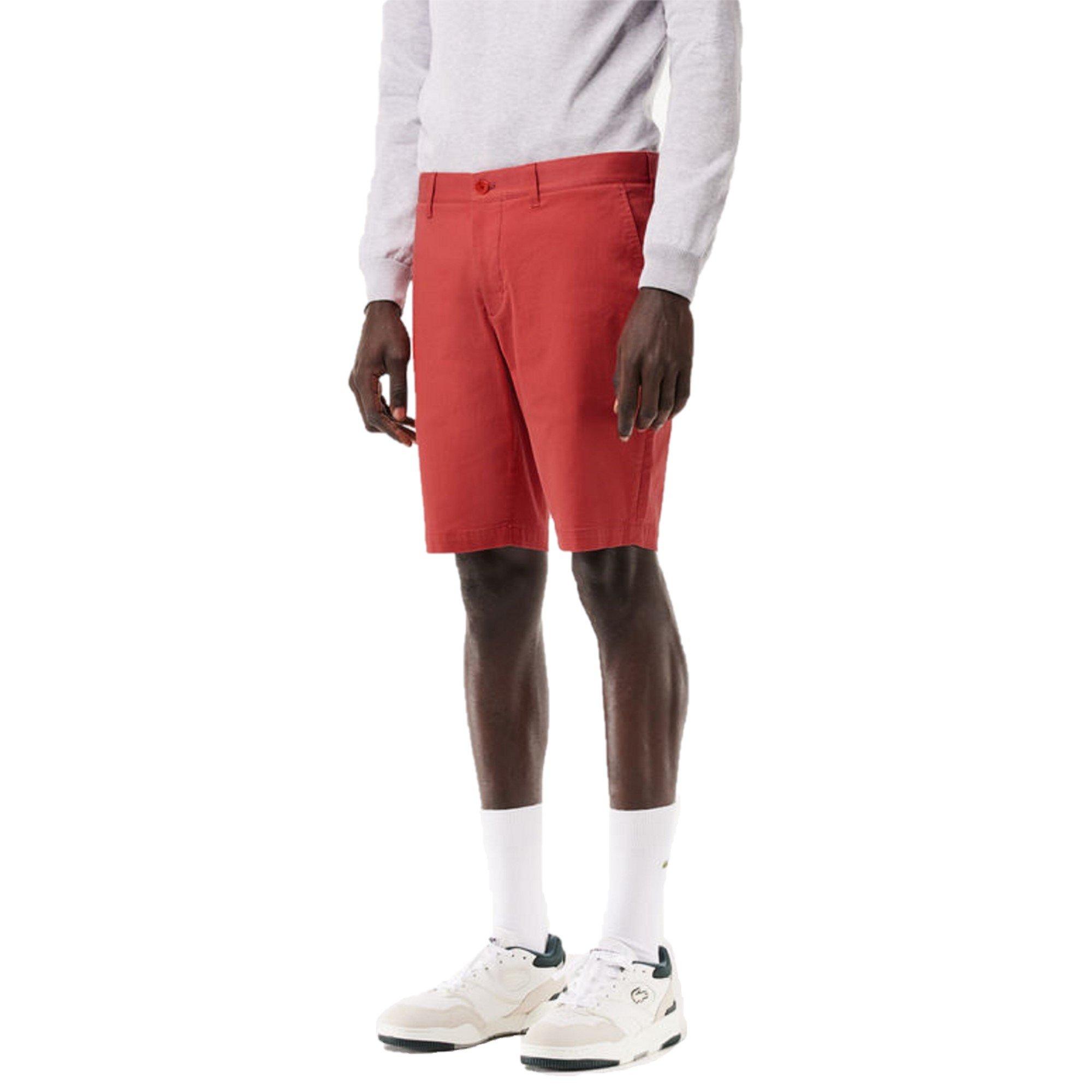 Lacoste Men's Chino Shorts - Sierra Red - 48W R