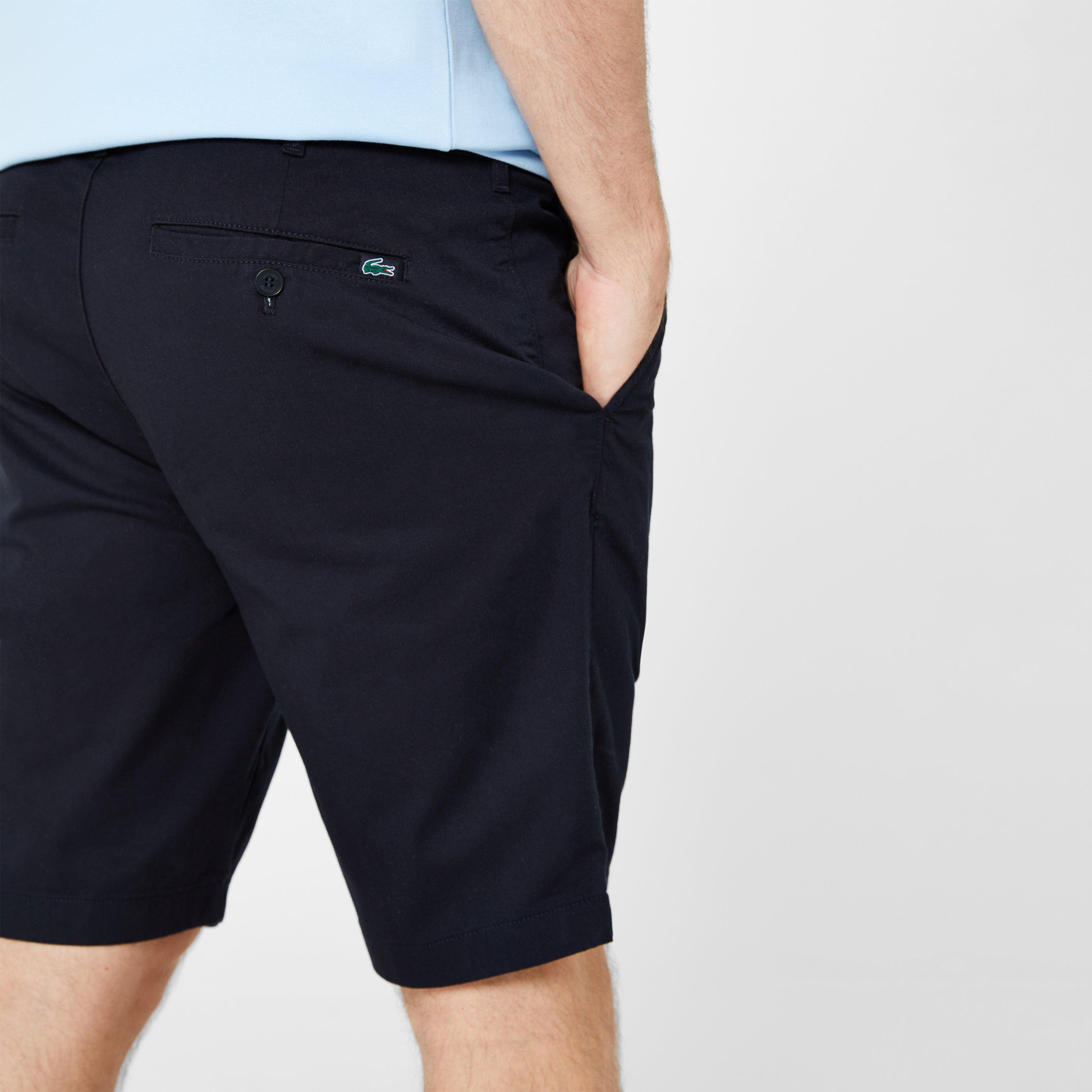 Marineblauw - Lacoste - Chino Shorts - 4