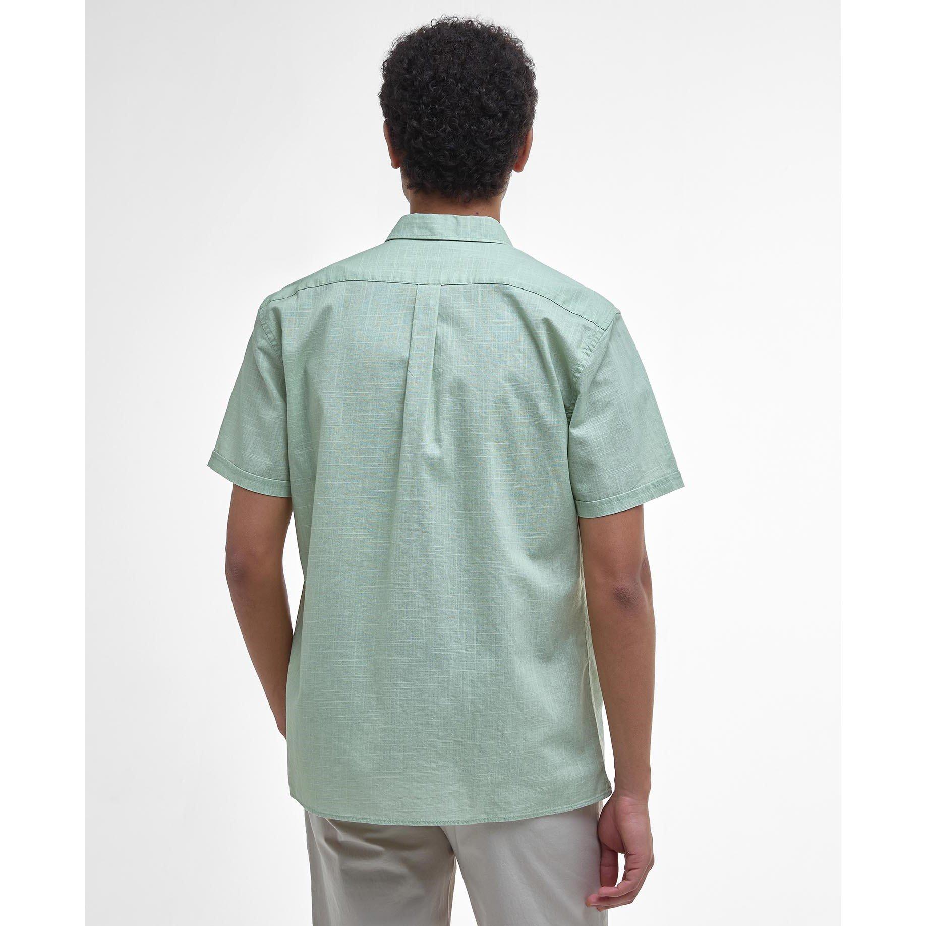 Seagrass - Barbour - Men's Pigment Short Sleeve Shirt - 2