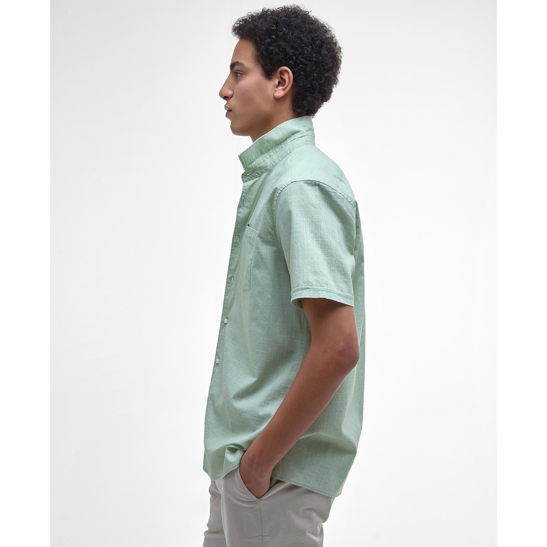 Seagrass - Barbour - Men's Pigment Short Sleeve Shirt - 3