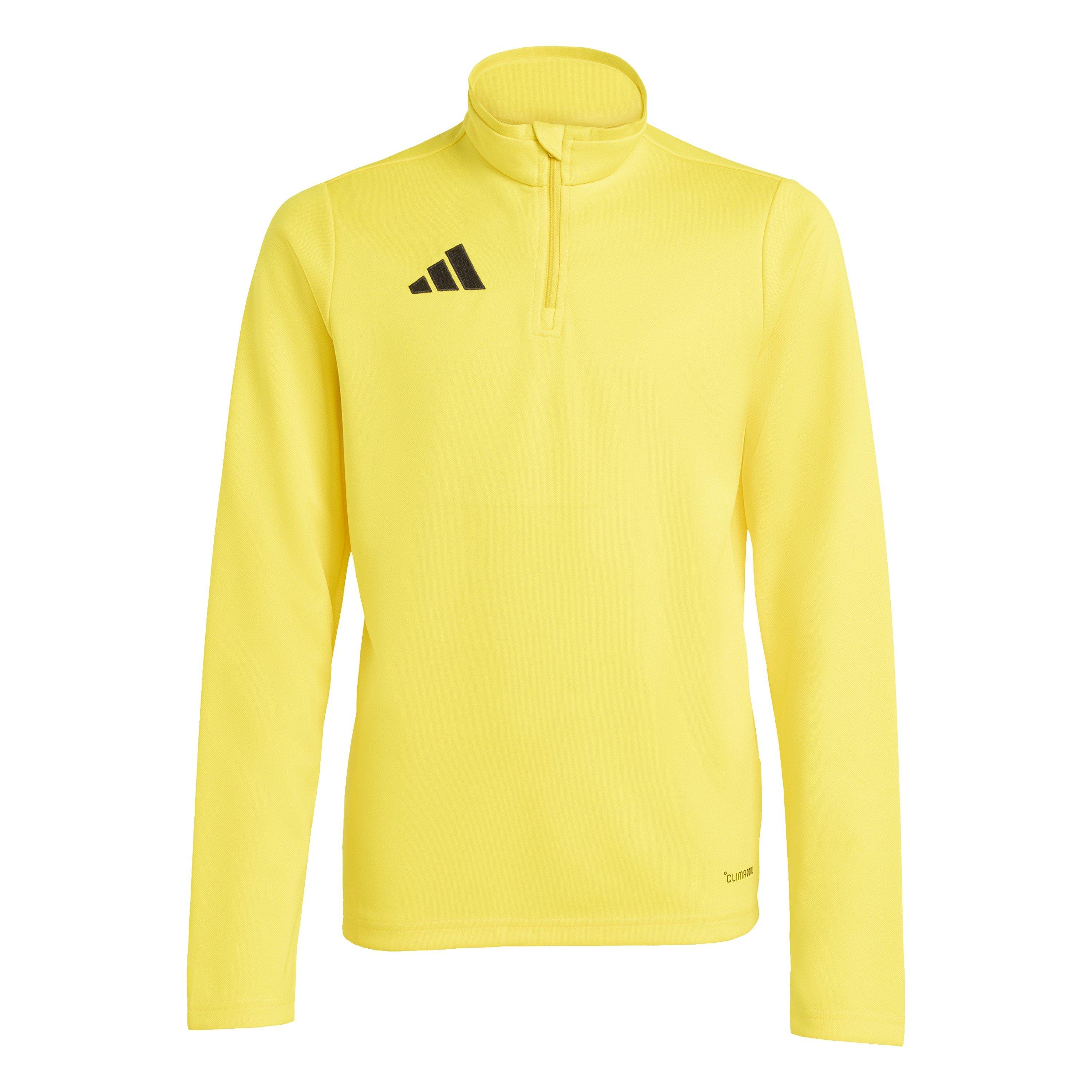 Adidas  Kids Entrada 22 Training Top Juniors - Yellow/Black - 13 Years