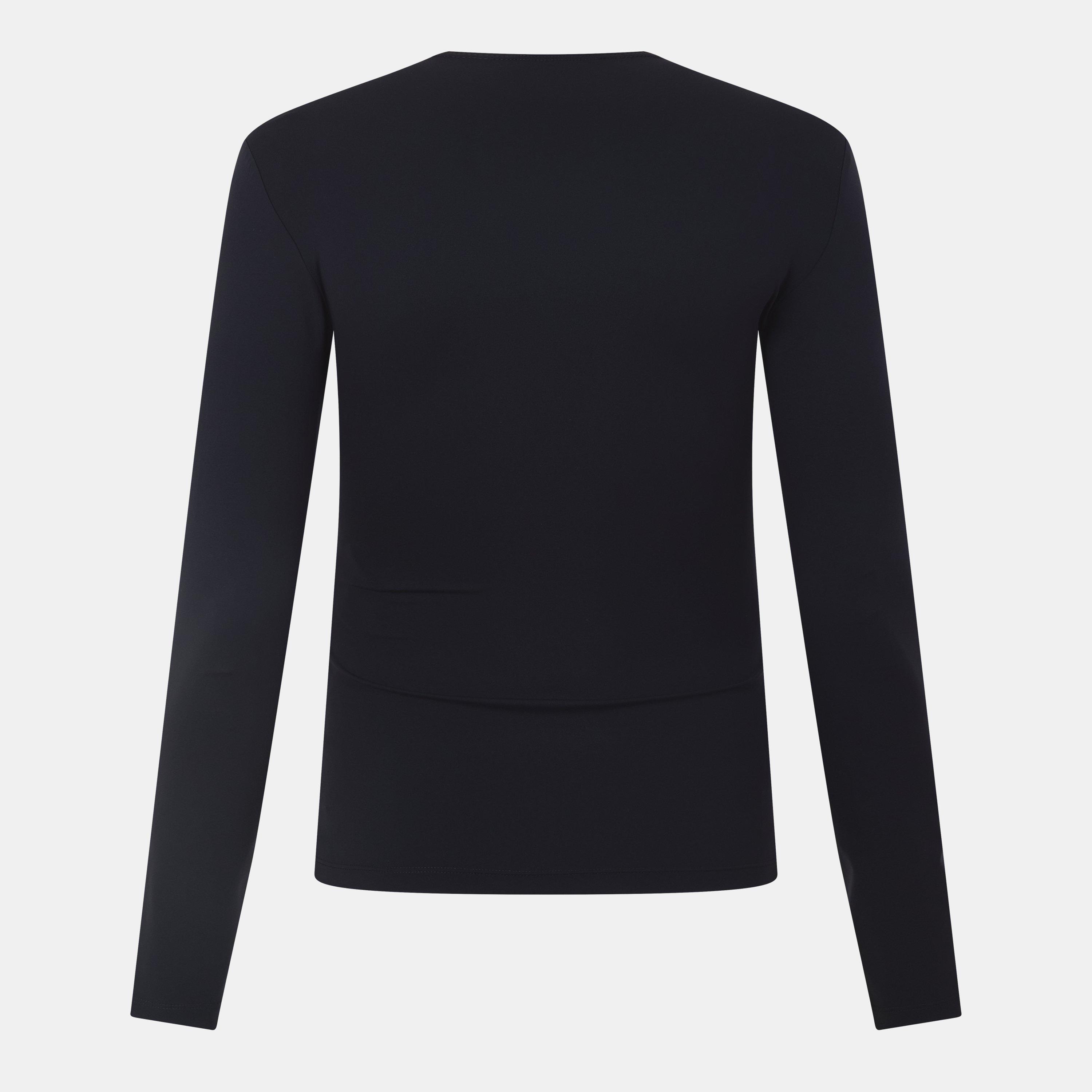 Noir - Balenciaga - Men's Plain Long-Sleeve Shirt - 2
