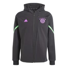 adidas Bayern Munich Designed For Gameday Full-Zip 2024 2025 Hoodie Mens