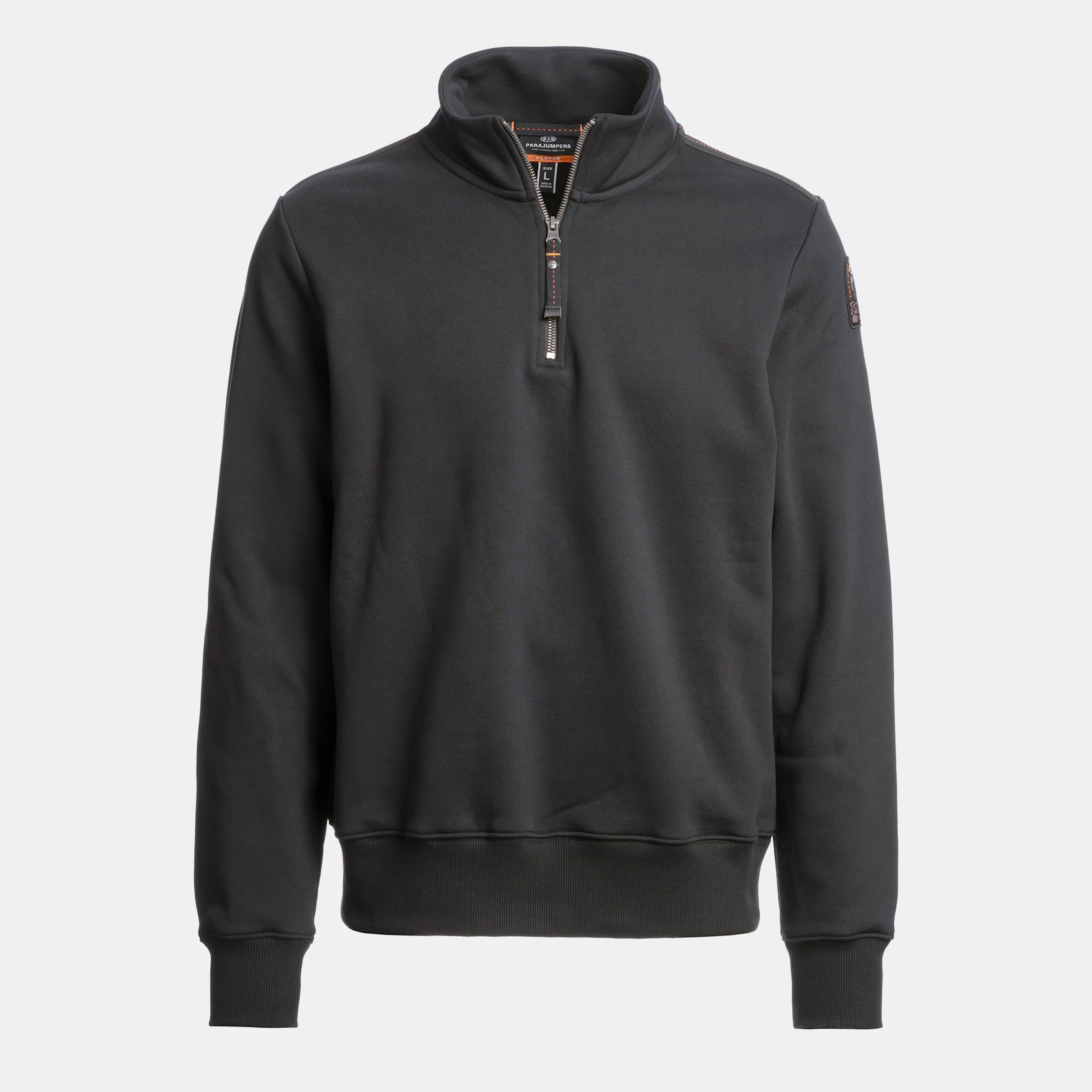 Parajumpers Men's Broad Peak Quarter Zip Fleece - Black 541 - S