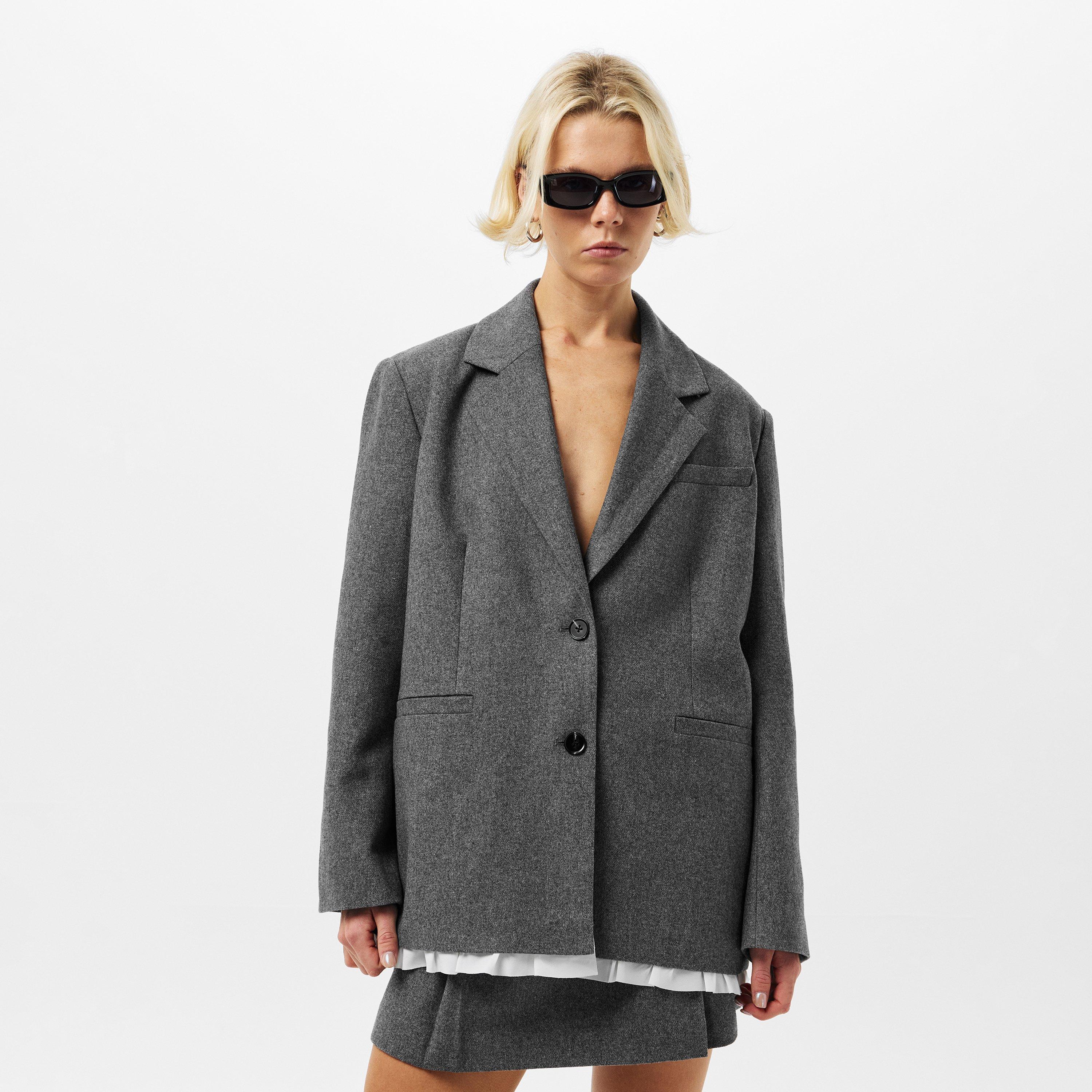 Grey Melange - Edited - Women's Camella Blazer - 3