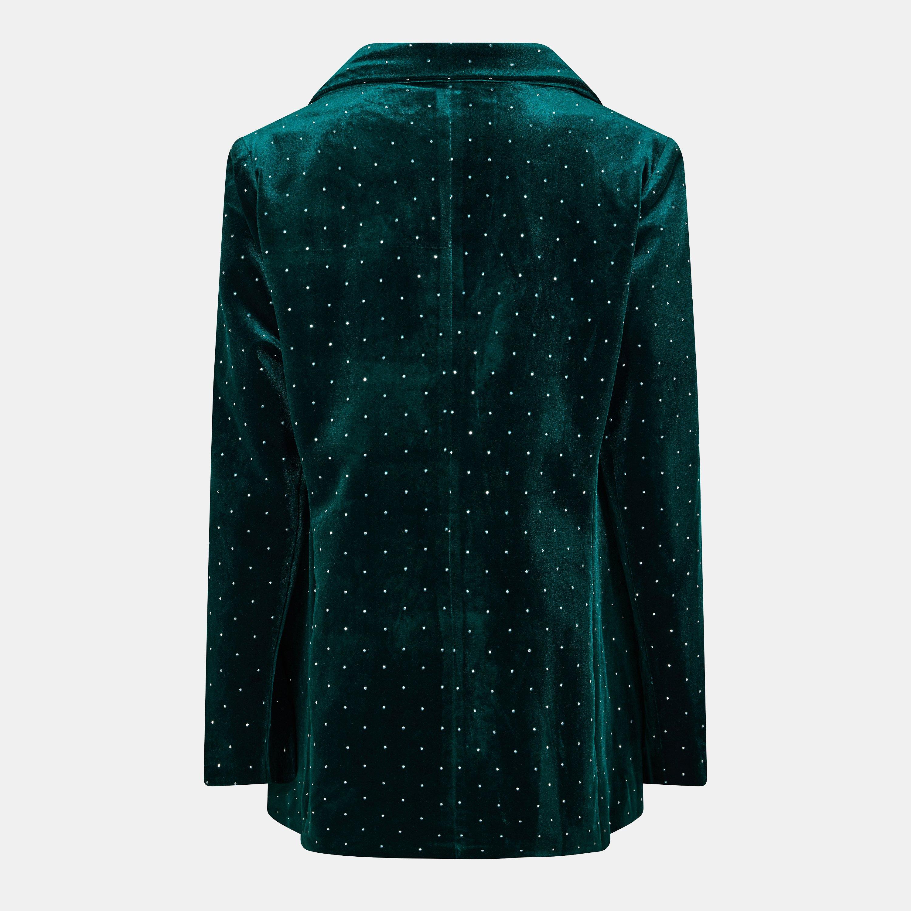 Emerald - Never Fully Dressed - Women's Velvet Blazer - 2