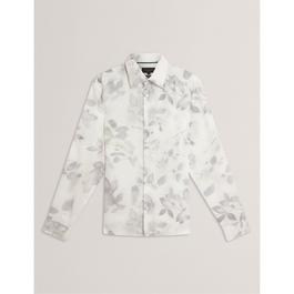 Ted Baker Ted Leaf print shirt Sn54