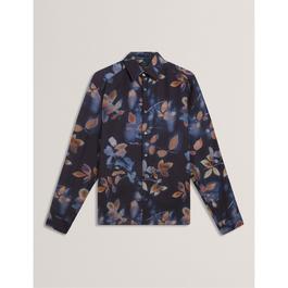 Ted Baker Ted Leaf print shirt Sn54