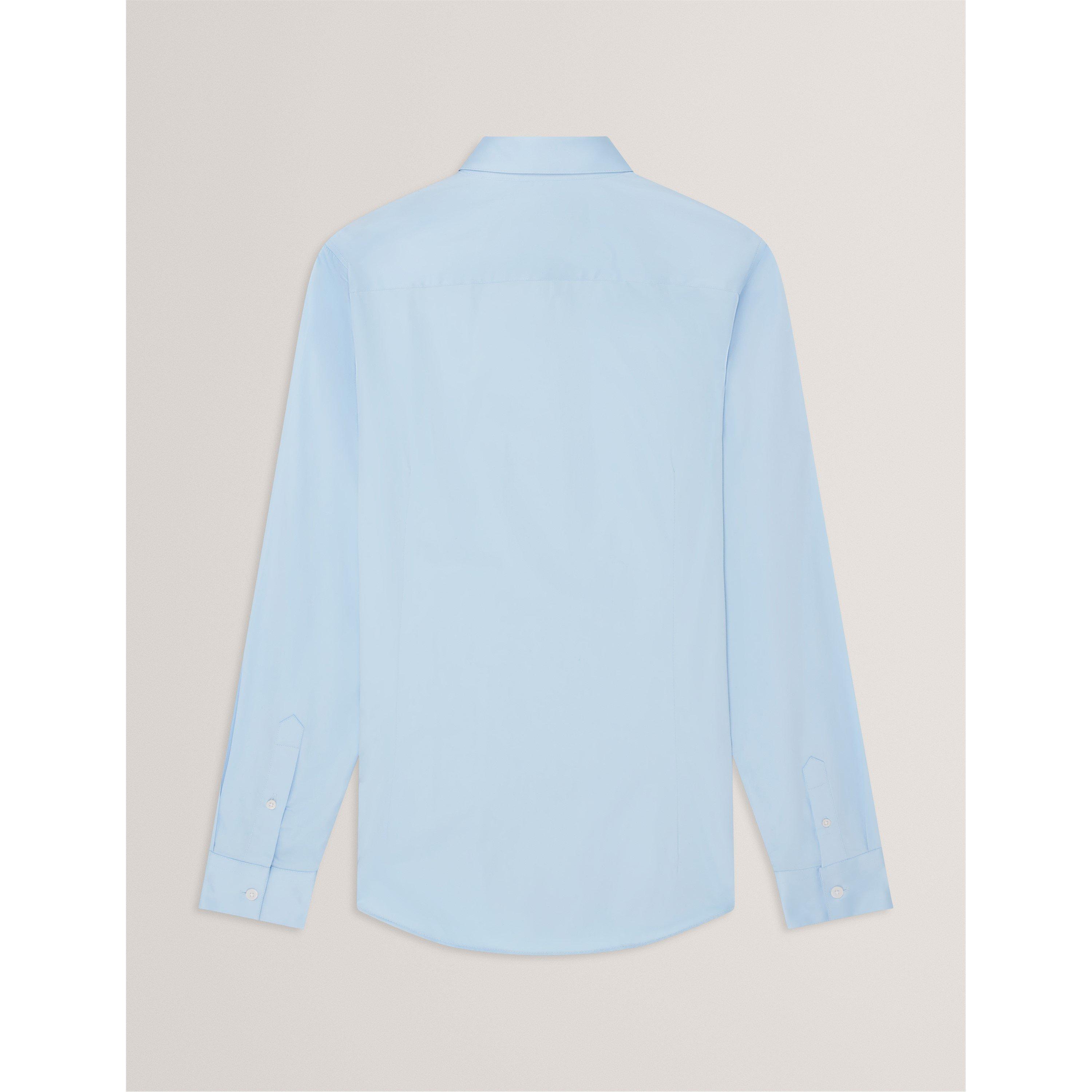 Pl Bleu - Ted Baker - Men's Long-Sleeve Cotton Oxford Shirt - 2