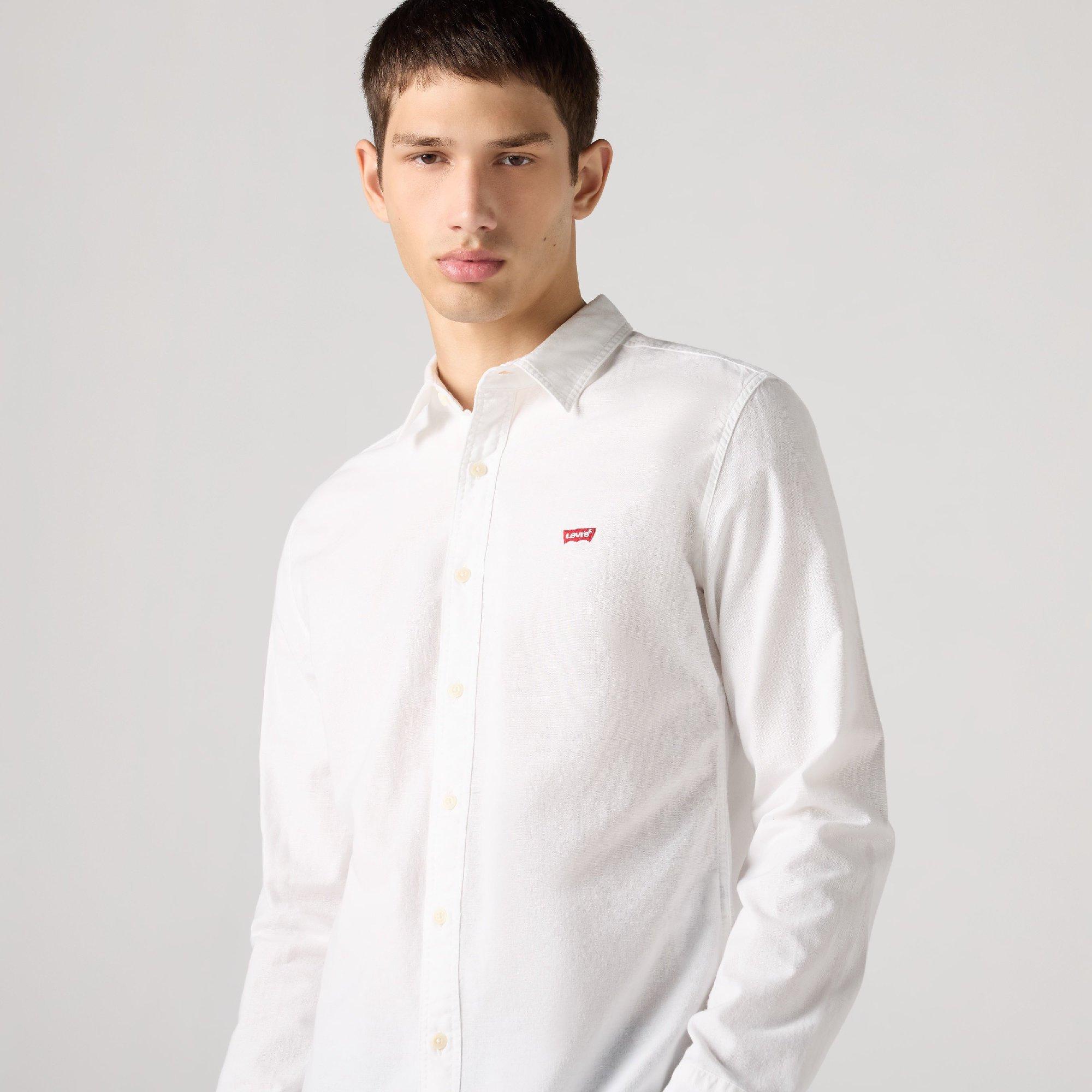 WHITE - Levis - Levis Ls Battery Hm Shirt Slim Navy - 5