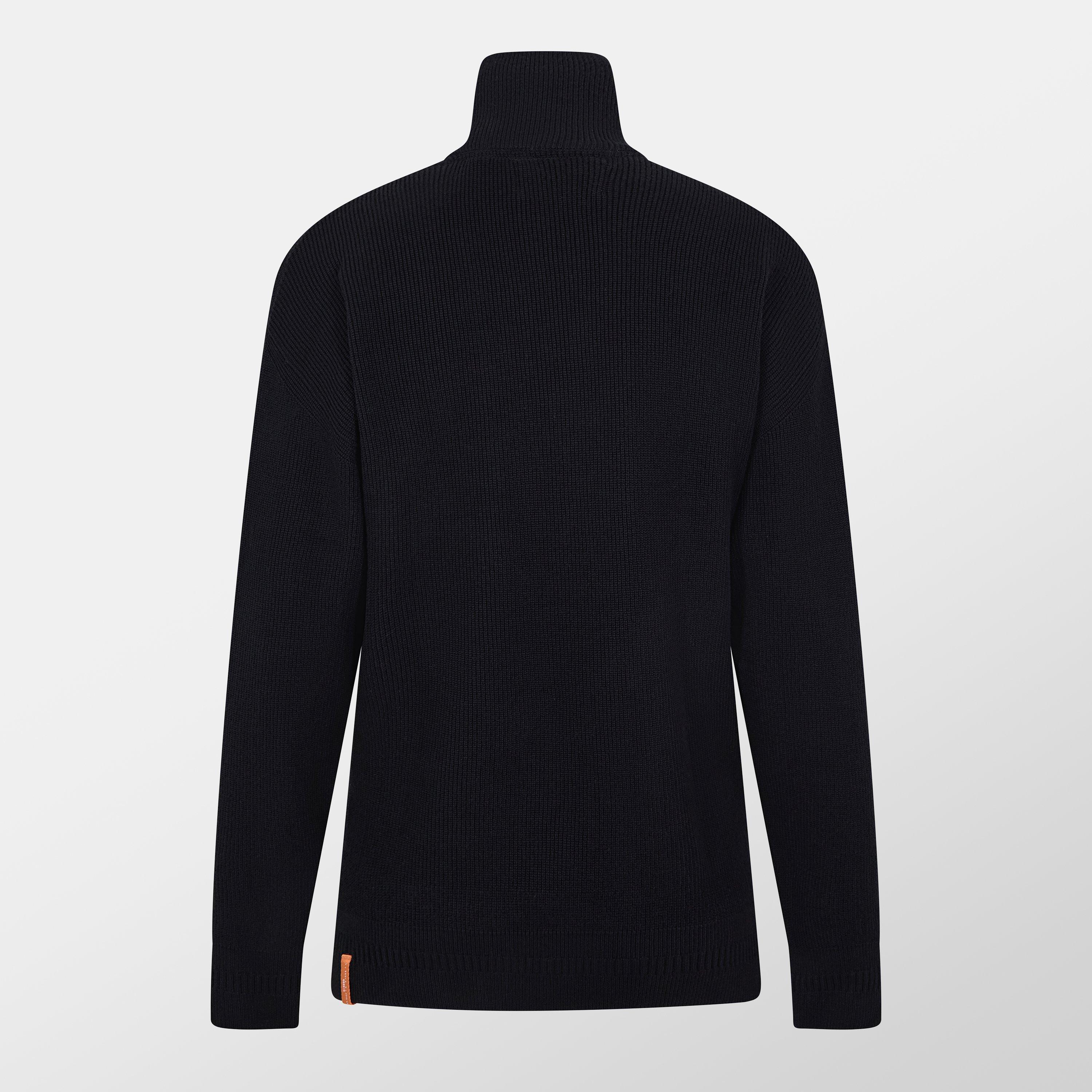 Black - Jack and Jones - JJ Half-Zip Knitted Fleece - 2