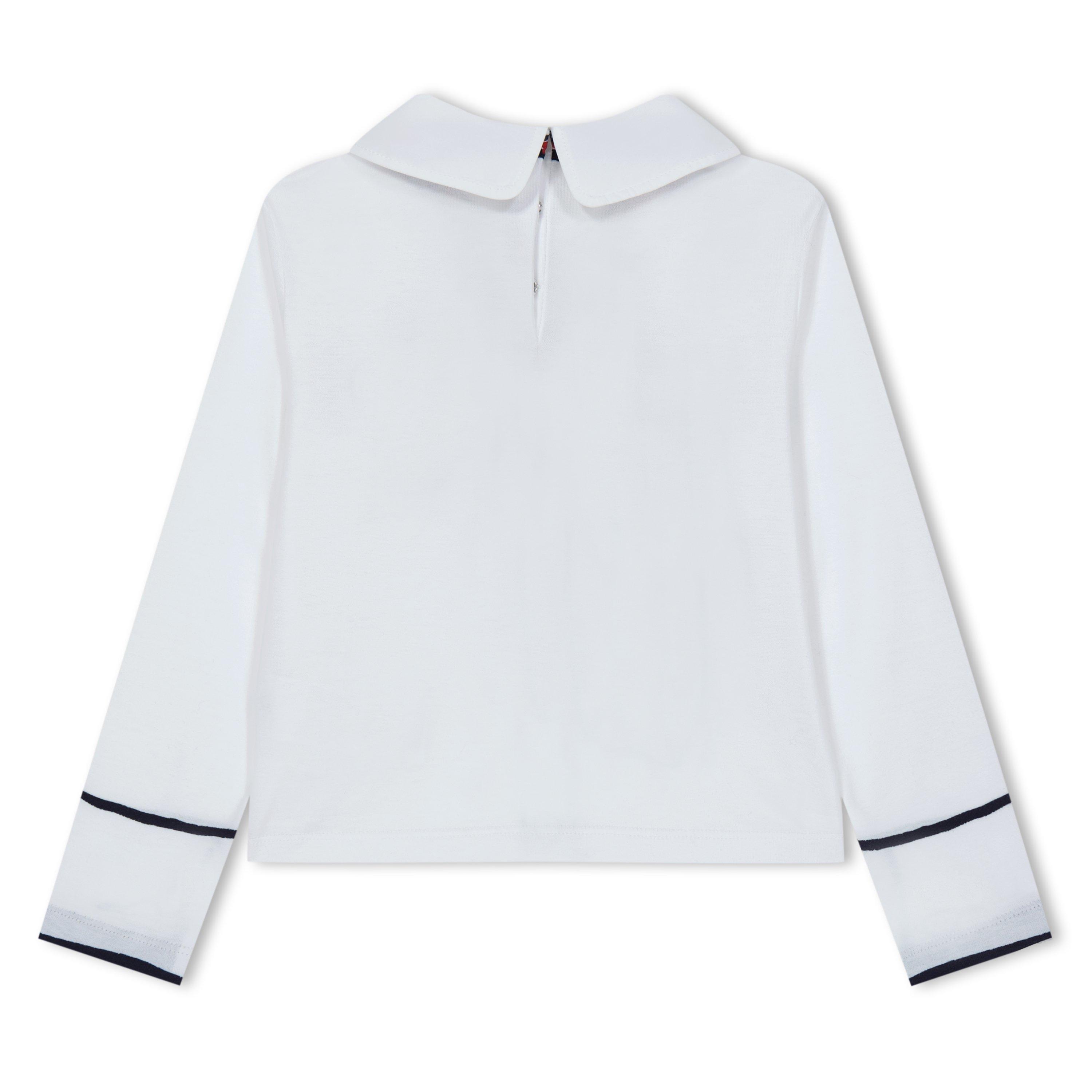 Multi HW4TR - Dolce and Gabbana - Long Sleeve Bow T-Shirt Juniors - 2