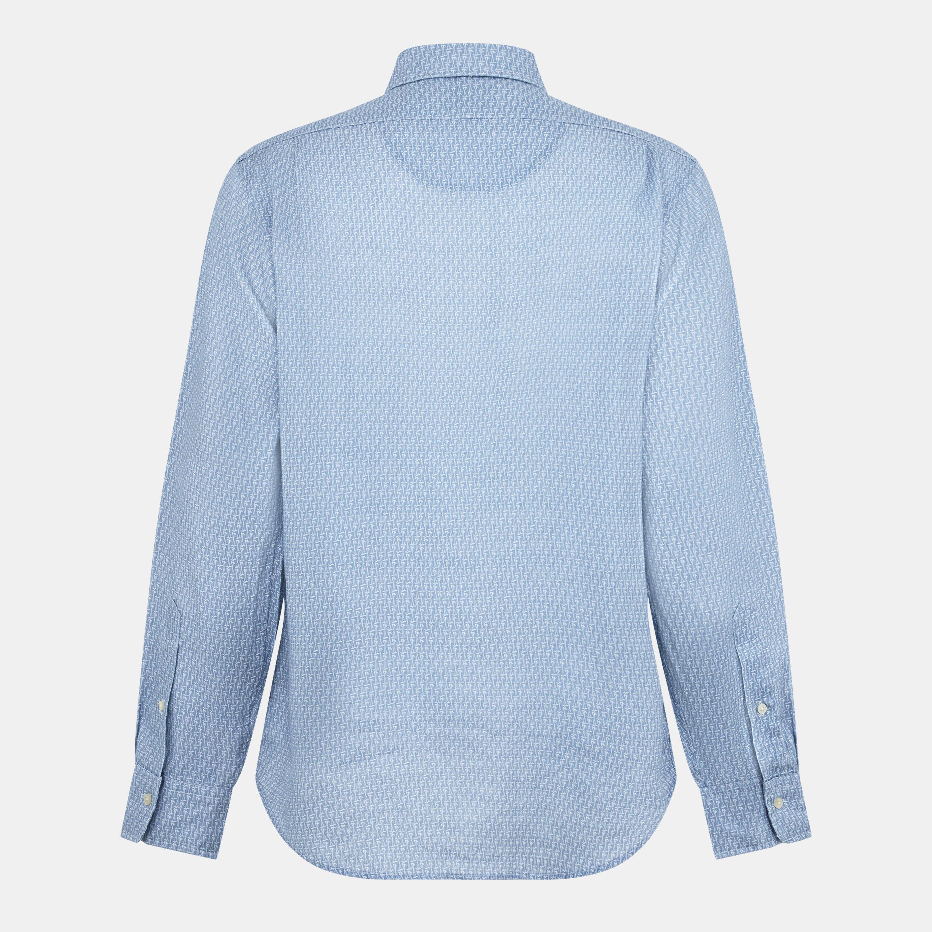 Blue Mallet - Polo Ralph Lauren - Custom Fit Mallet-Print Linen Shirt - 2