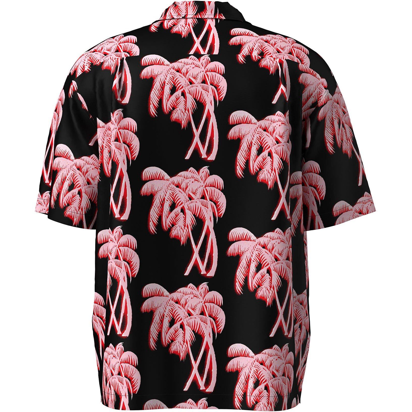 Black/Red - Diesel - Men's Short-Sleeve Plain Shirt - 2