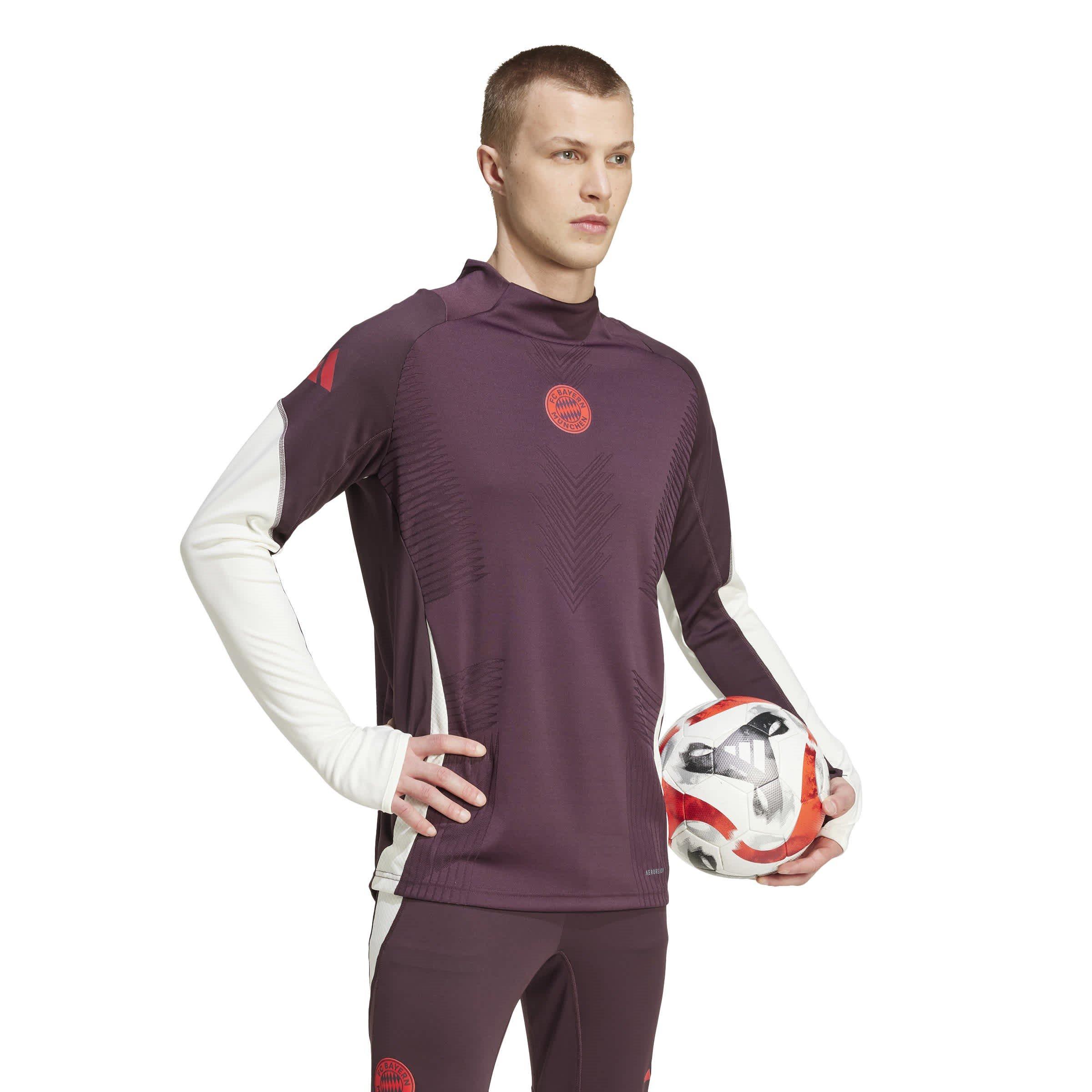 Shadow Maroon - adidas - Bayern Munich Pro Training Top Mens - 6