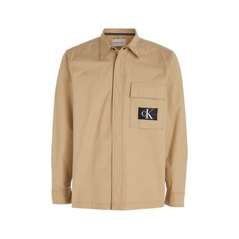 Calvin Klein Pullover aus Bio-Baumwolle Schwarz CKJ Ripstock Shirt Sn33