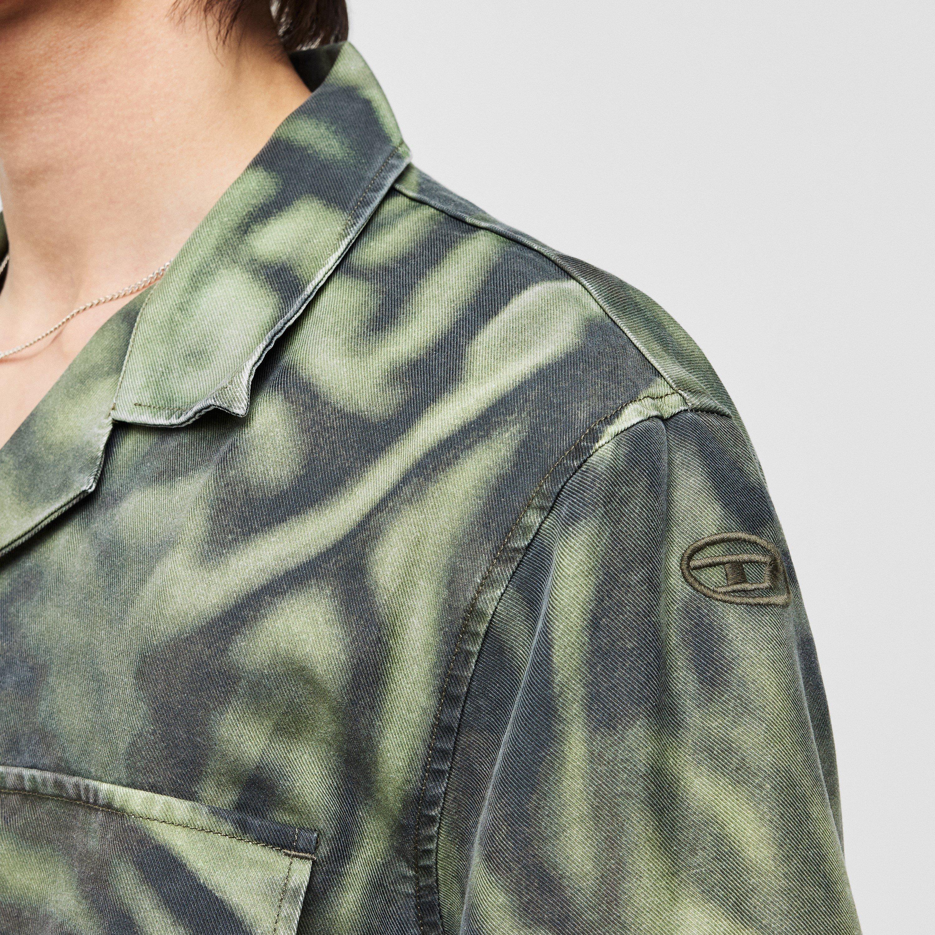 Multicolor - Diesel - Men's Short-Sleeve Plain Shirt - 5