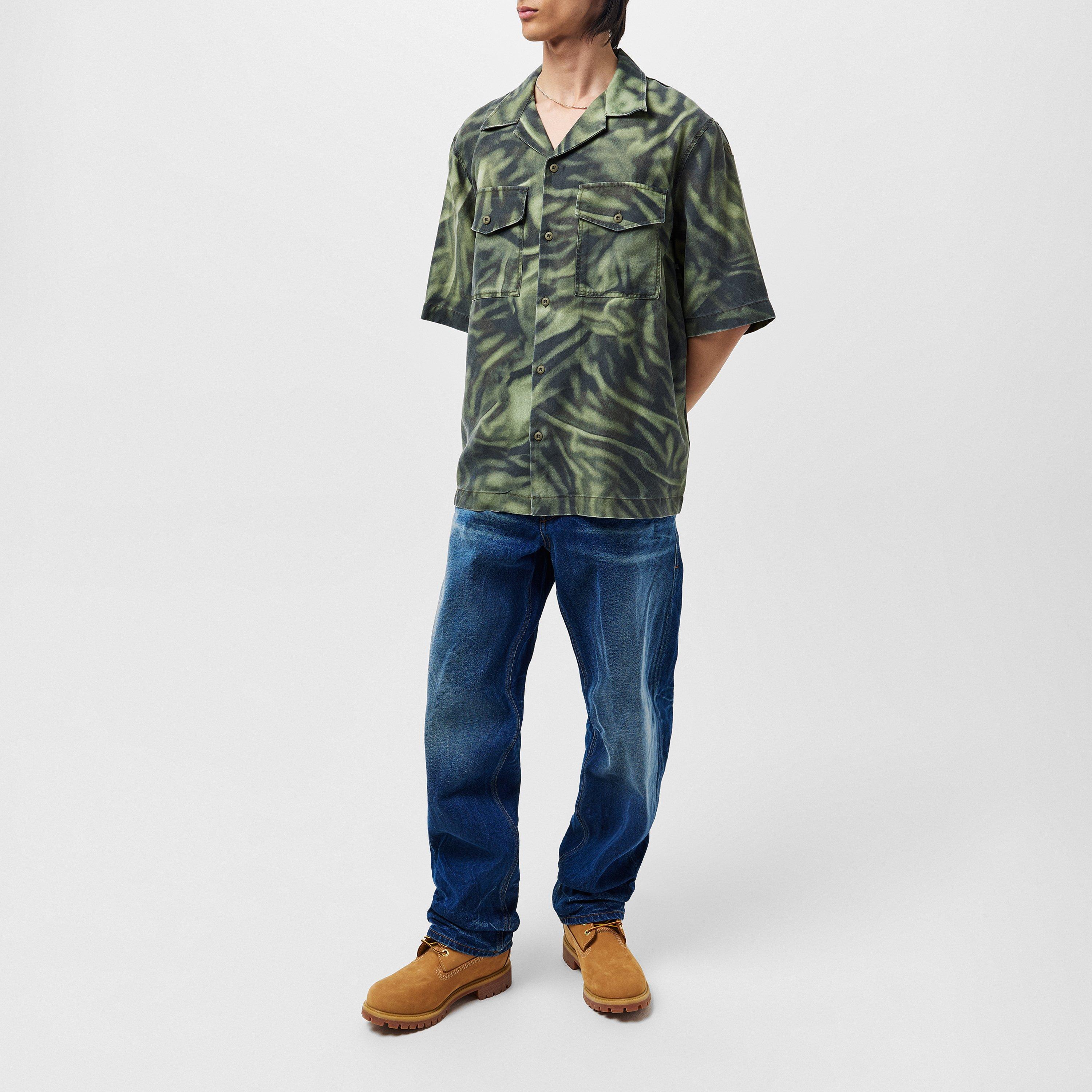 Multicolor - Diesel - Men's Short-Sleeve Plain Shirt - 6