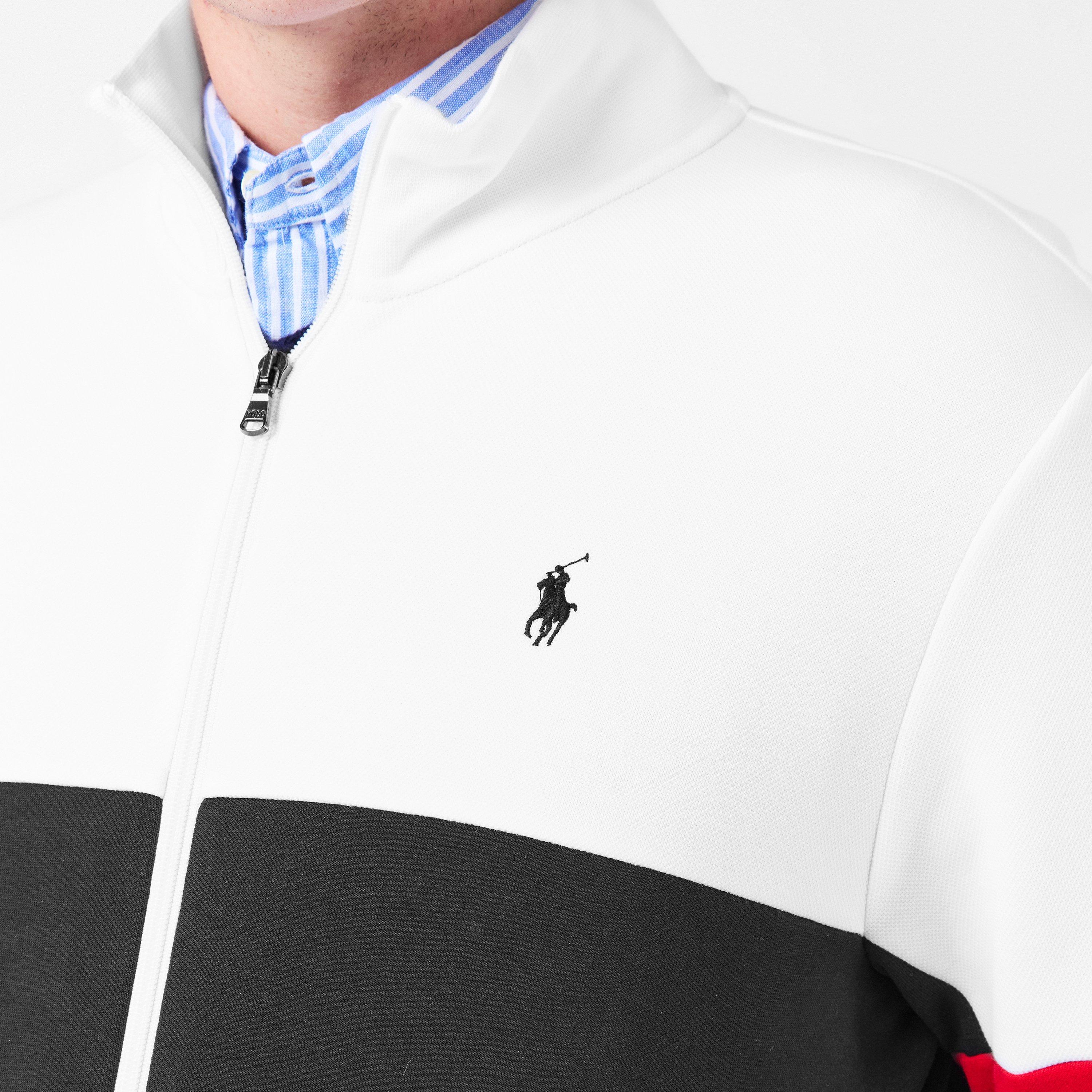 Ceramic White - Polo Ralph Lauren - Men's Full Zip Fleece - 5