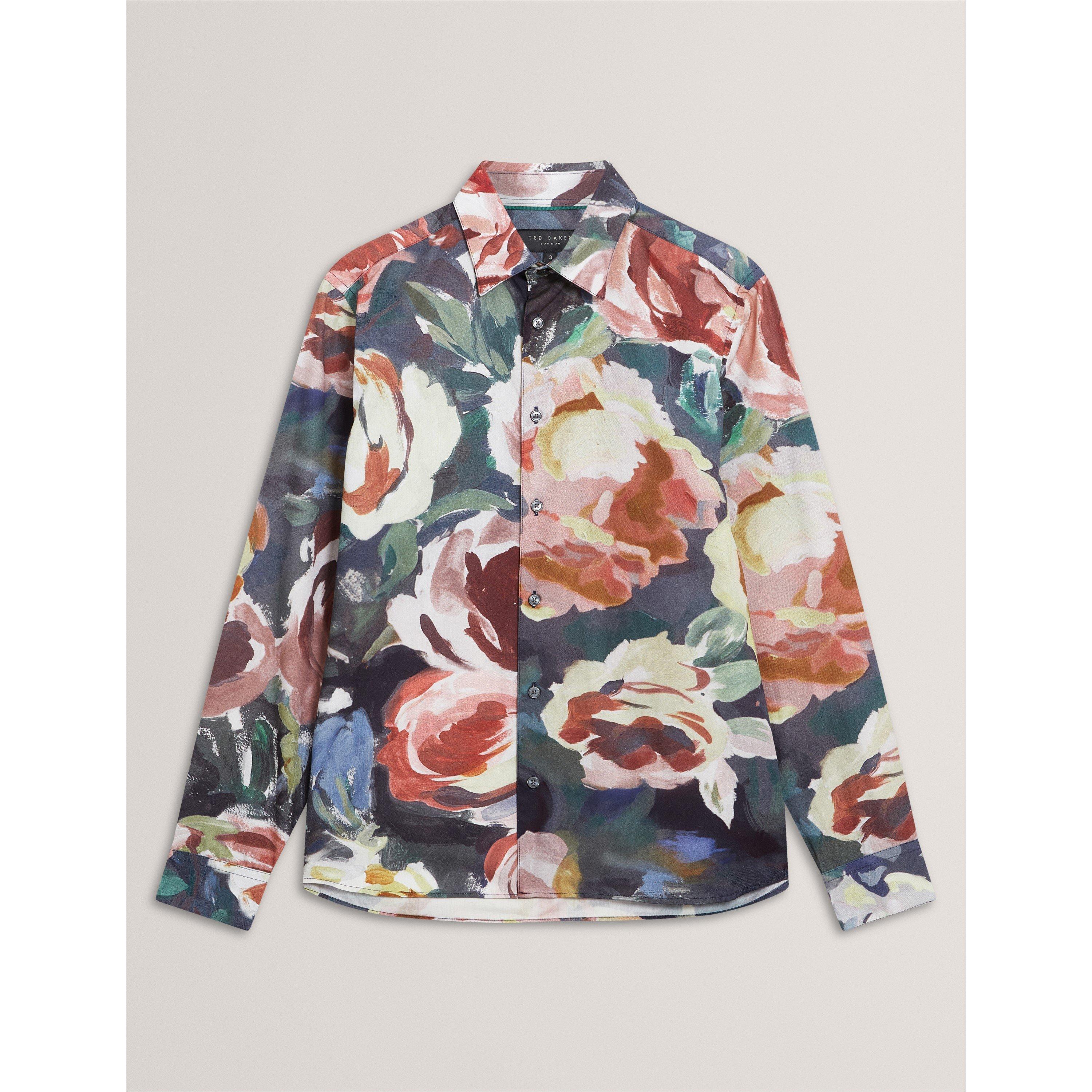 Ted Baker Men's Floral Long-Sleeve Patterned Shirt - col - M (3)