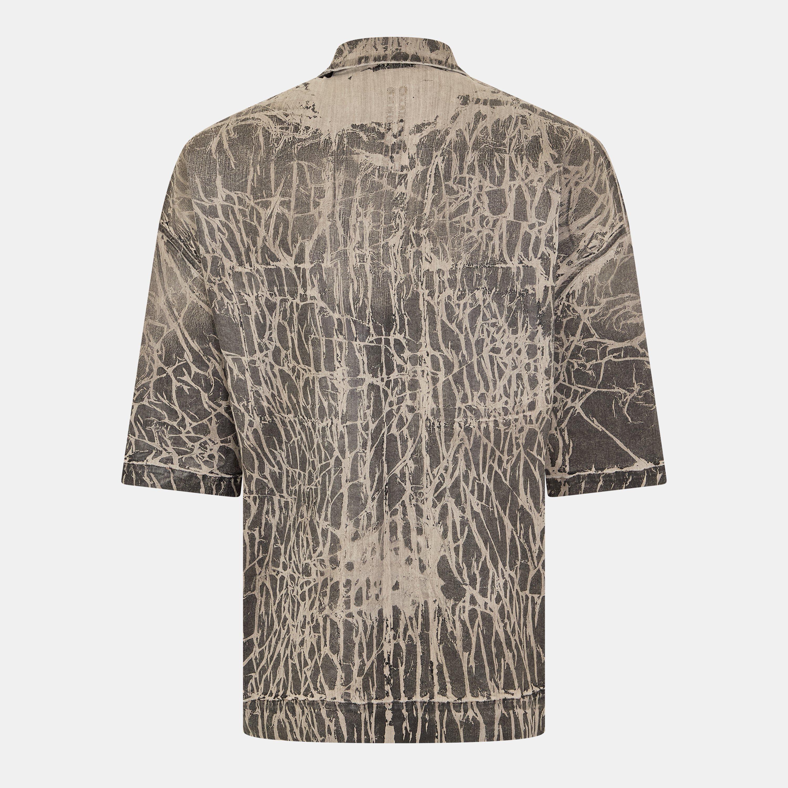 Black Foil 59 - Rick Owens Drkshdw - Men's Tommy Short-Sleeve Plain Shirt - 2