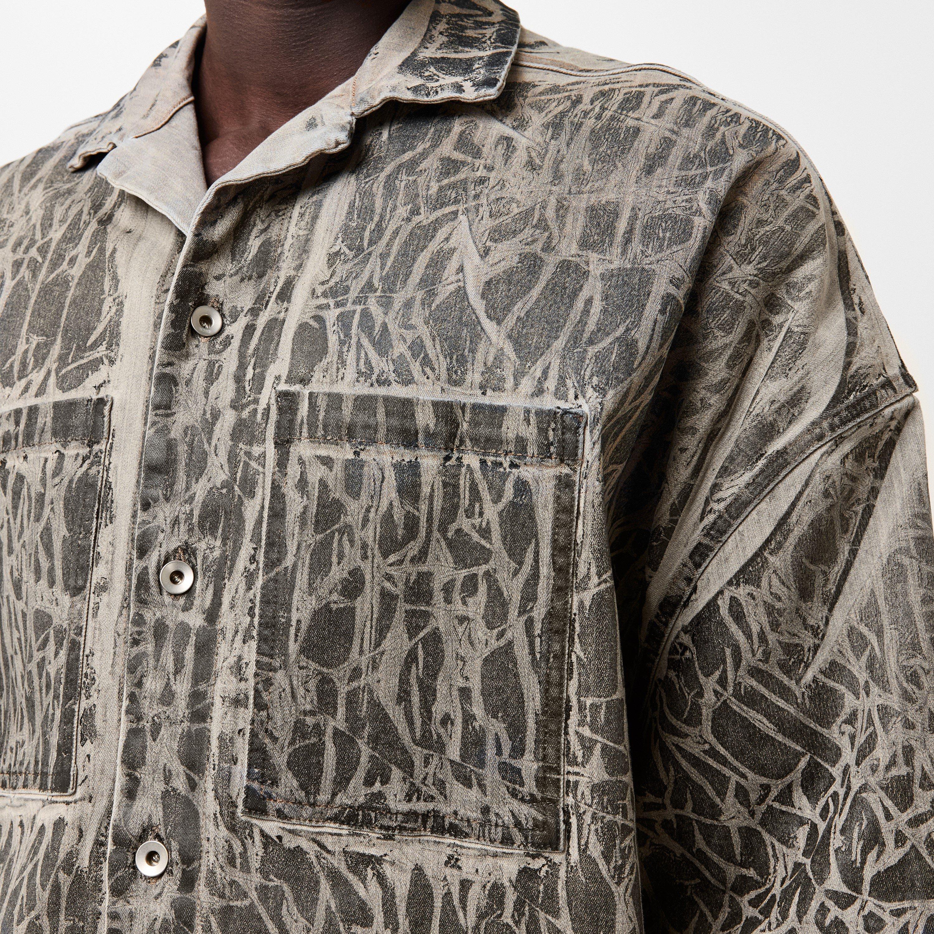 Black Foil 59 - Rick Owens Drkshdw - Men's Tommy Short-Sleeve Plain Shirt - 5